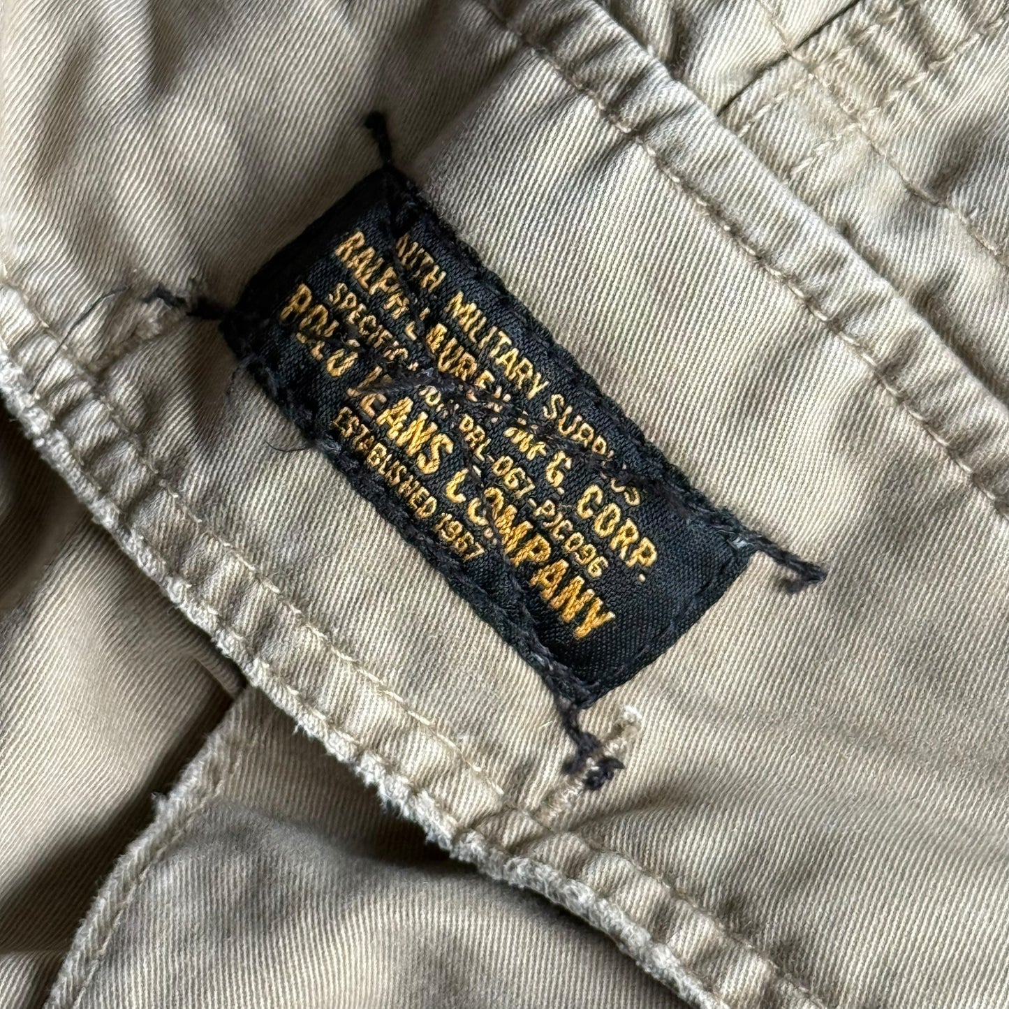 【USED】Polo Jeans ポロジーンズ Cargo Shorts カーゴショーツ ハーフパンツ 38インチ