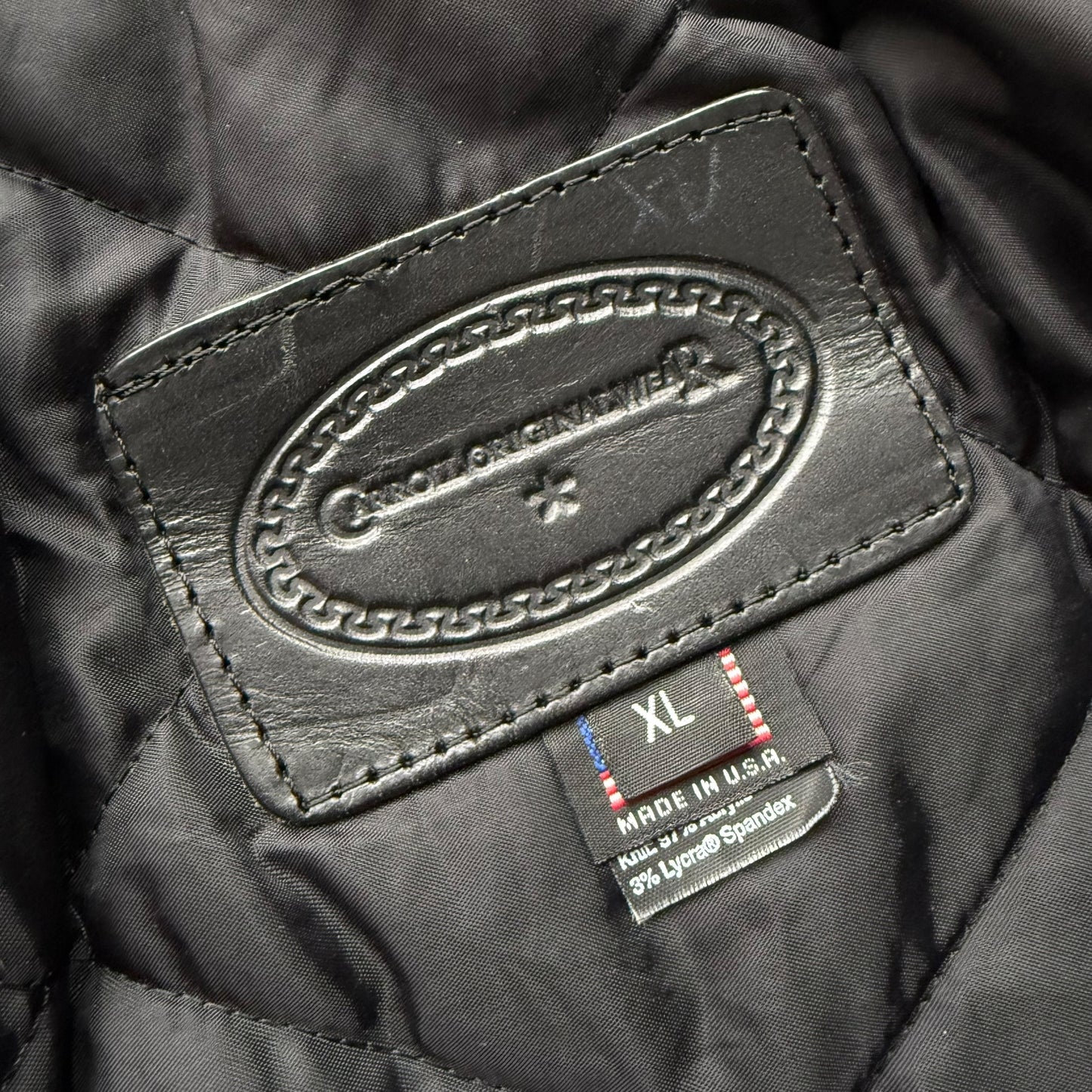 【USED】Carroll Original Wear Melton Lether Sleeve Virsity Jacket "Made in USA"
