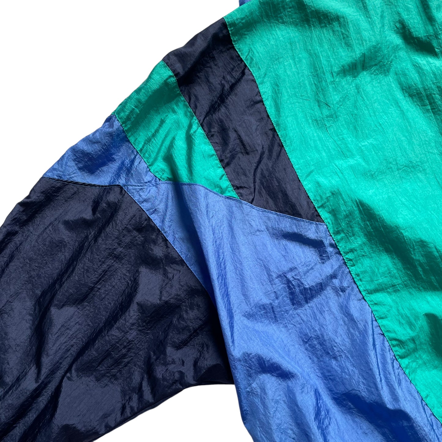 90s Visor Multicolor Nylon Track Jacket