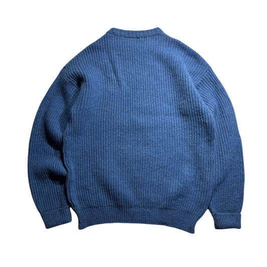 【USED】Pitrochry Crewneck Wool Sweater Made in Scotland