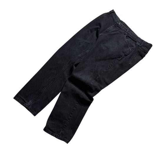 【USED】Wrangler 5 Pocket Black Denim Pants 38×32