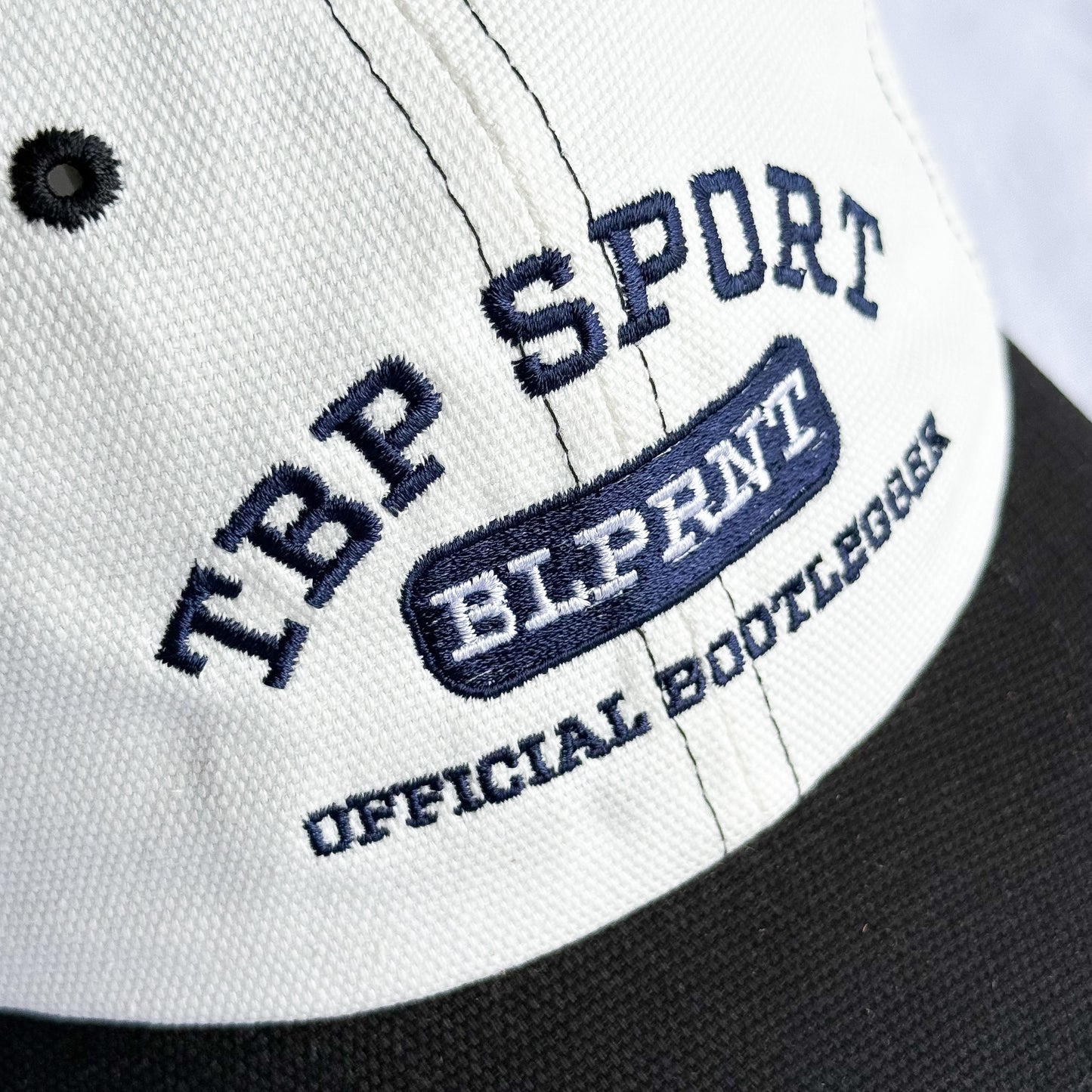 The Blueprint™︎ Leather Strap Canvas Baseball Cap