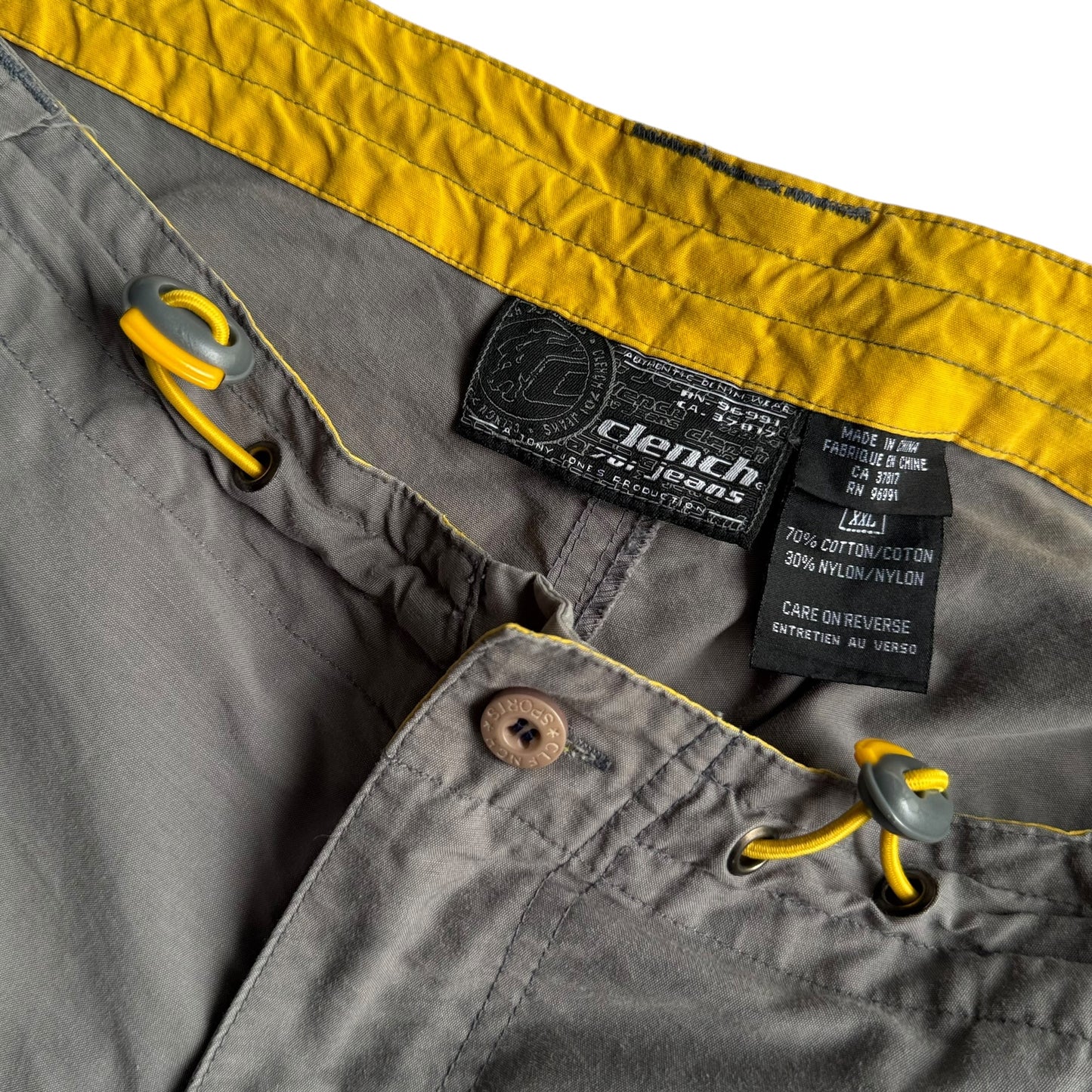 【USED】Clench Jeans Nylon Baggy Shorts クレンチジーンズ ナイロンショーツ バギーフィット XXL