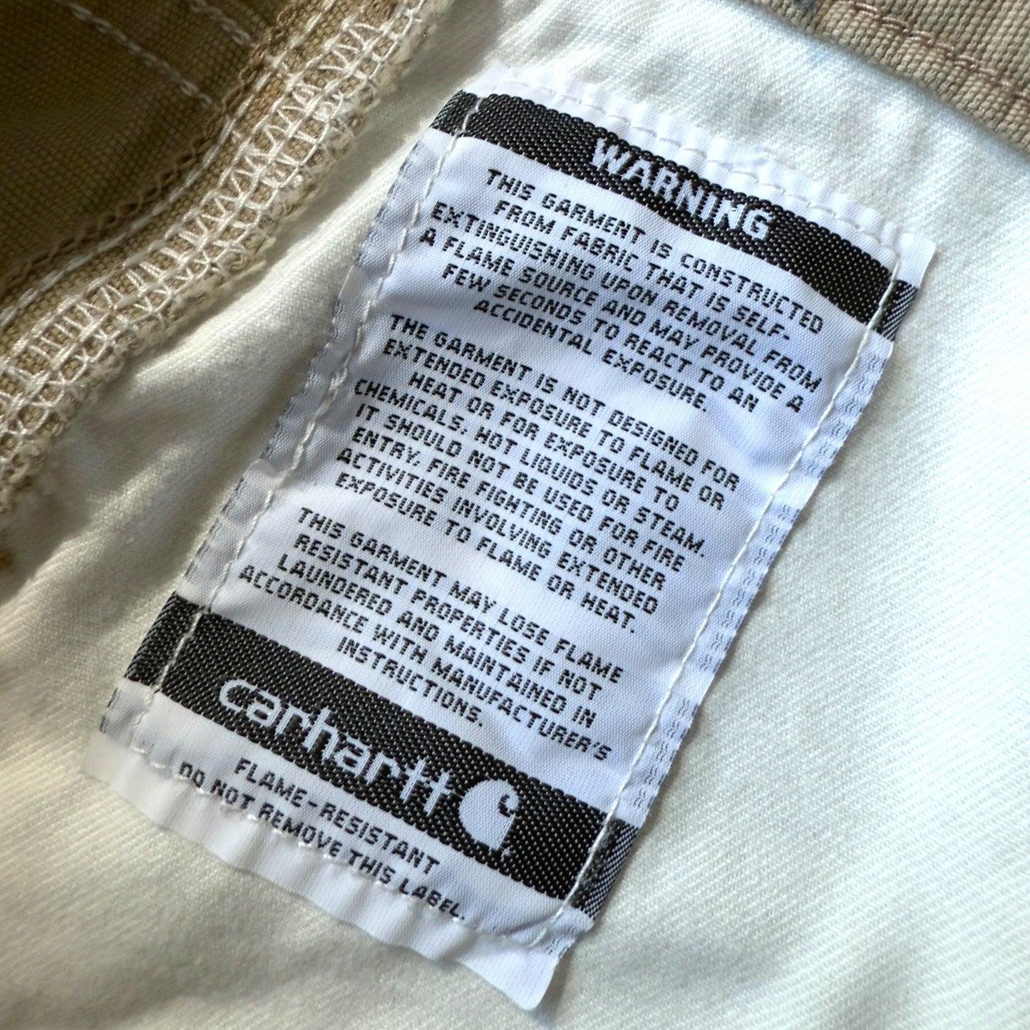 【USED】Carhartt Frame Resistant Pant