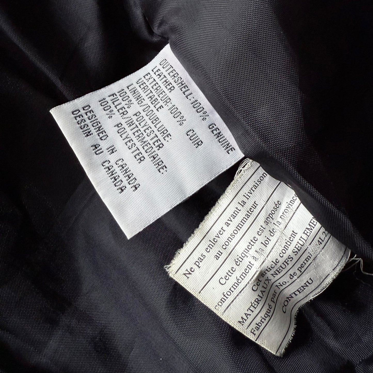 【USED】Pelle Cuir Leather Jacket "Made in Canada"