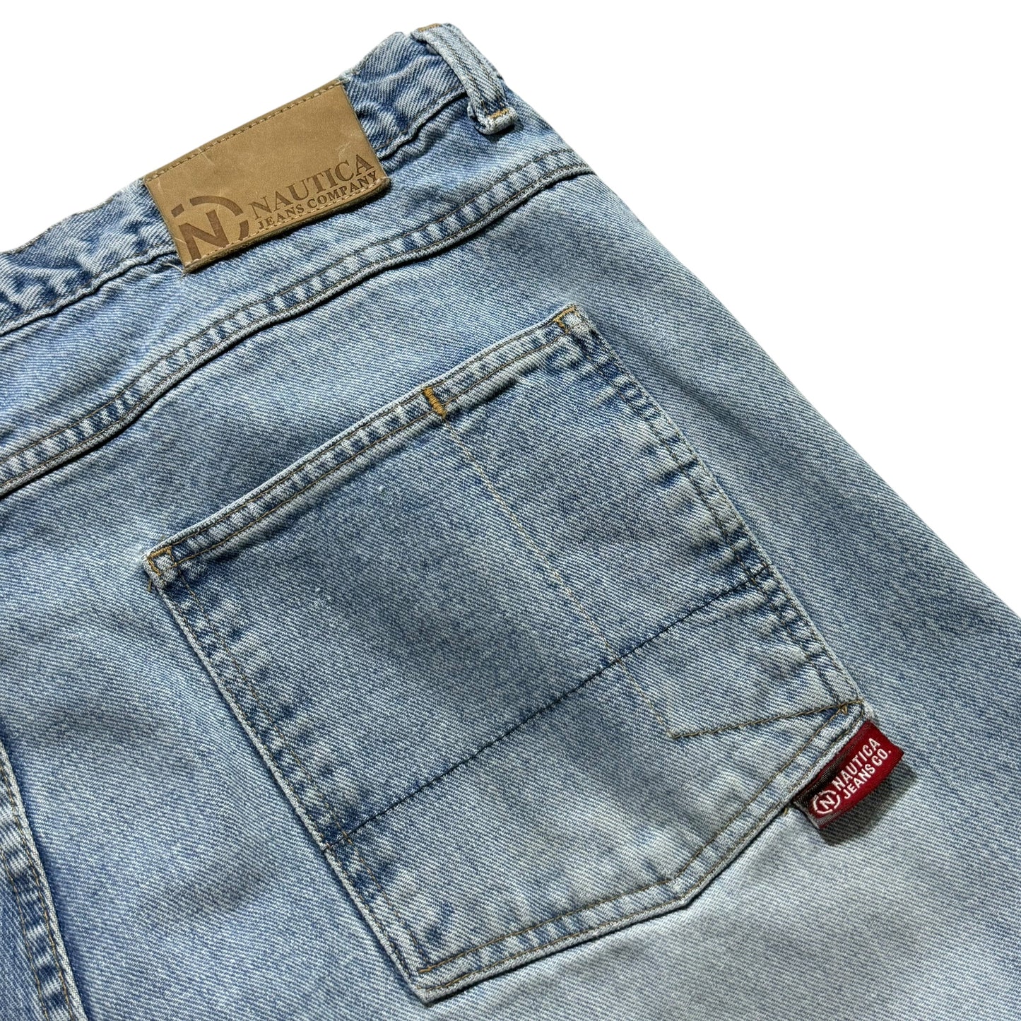 【USED】Nautica Jeans Washed Baggy Denim