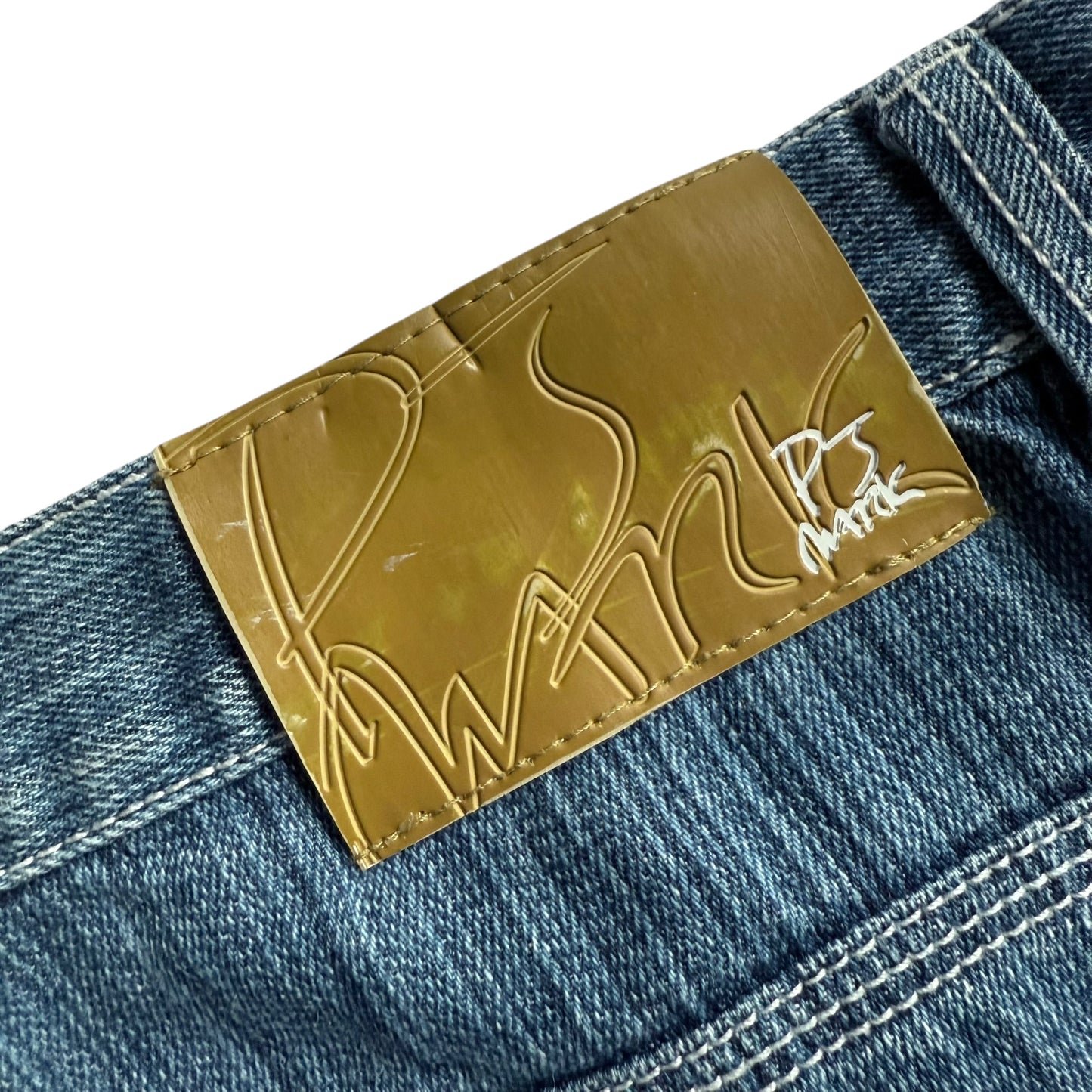 【USED】PJ Mark Washed Denim Painter Pants