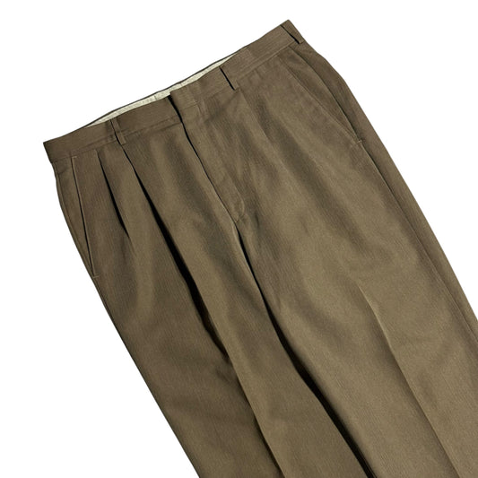 【USED】HAGGAR 2TUCK SLACKS 36×31
