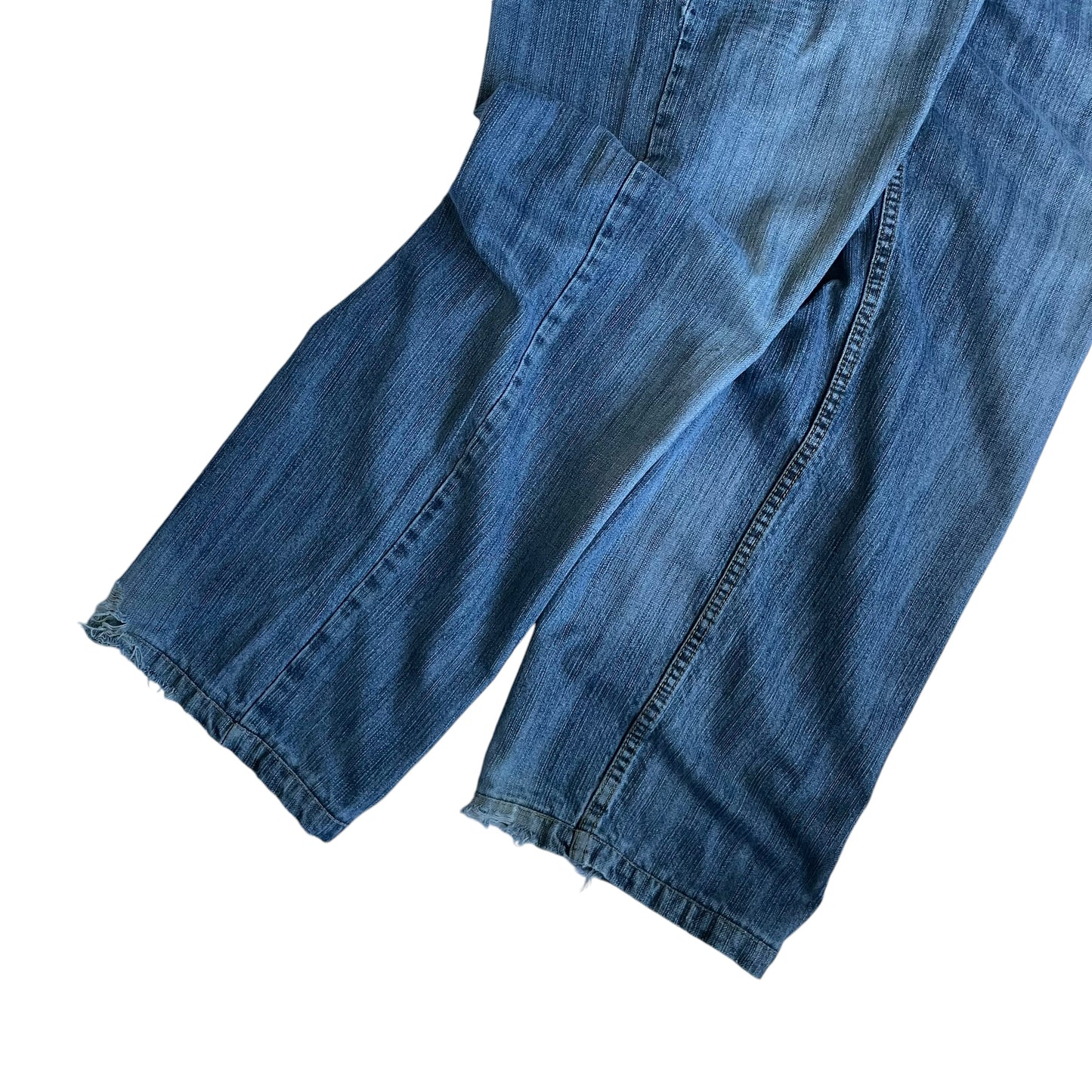 【Used】Pelle Pelle Embroidery Logo Loose Fit Denim Pants