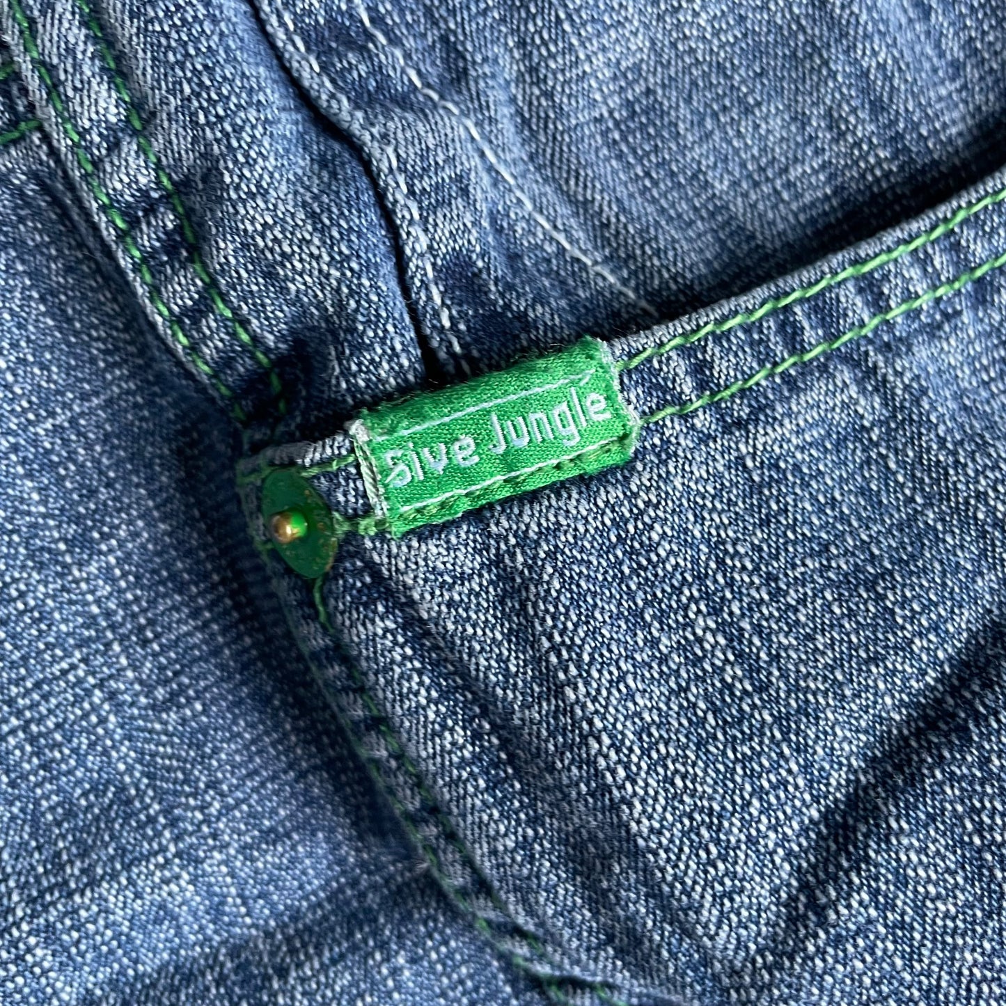 【Used】5ive Jungle & Co Baggy Fit Washed Jeans
