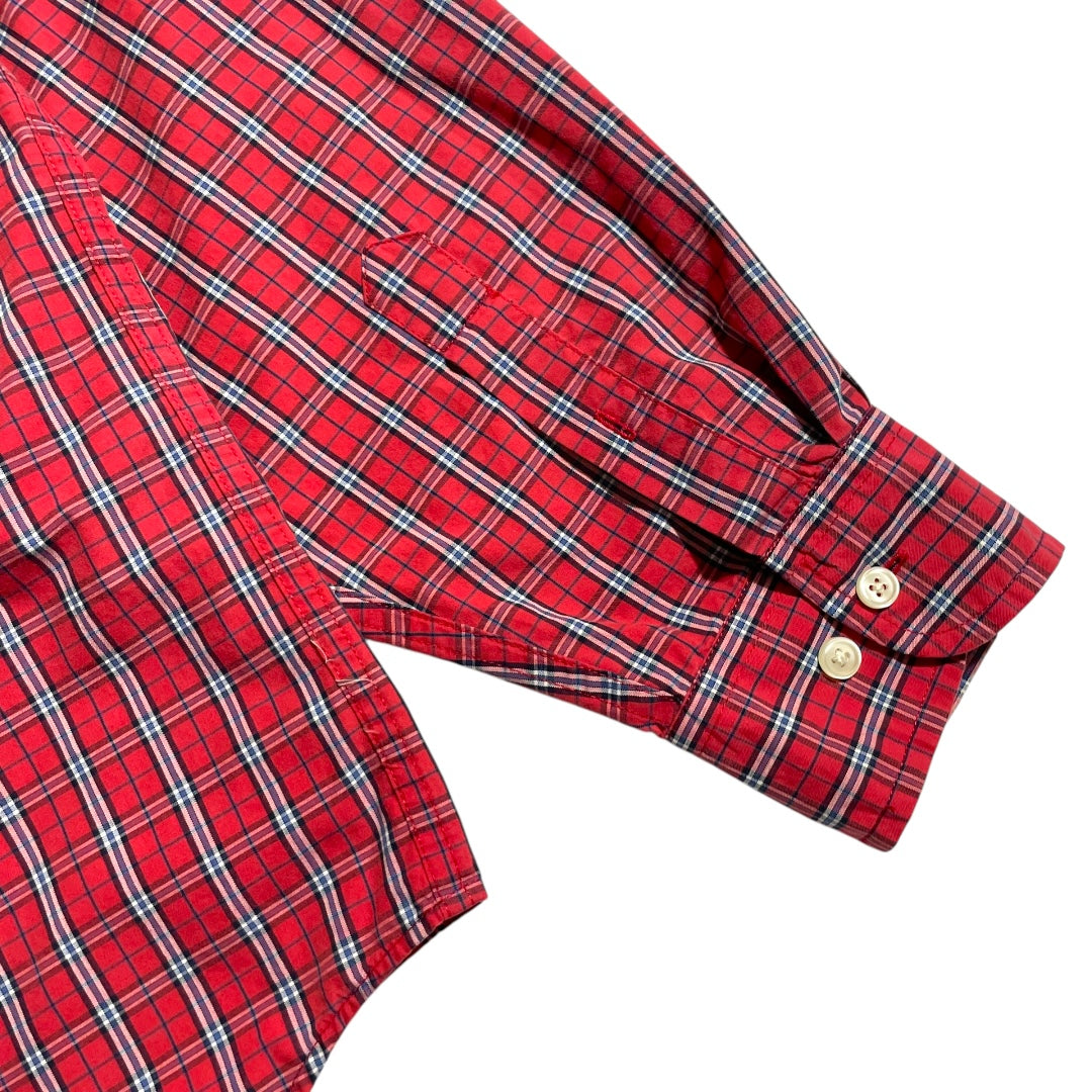 【USED】Gap L/SL Check BD Shirt