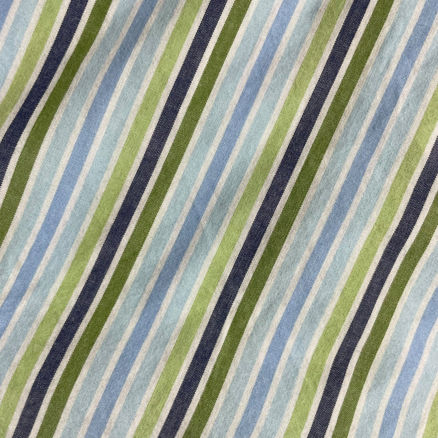 【USED】Nautica L/SL Stripe BD Shirt