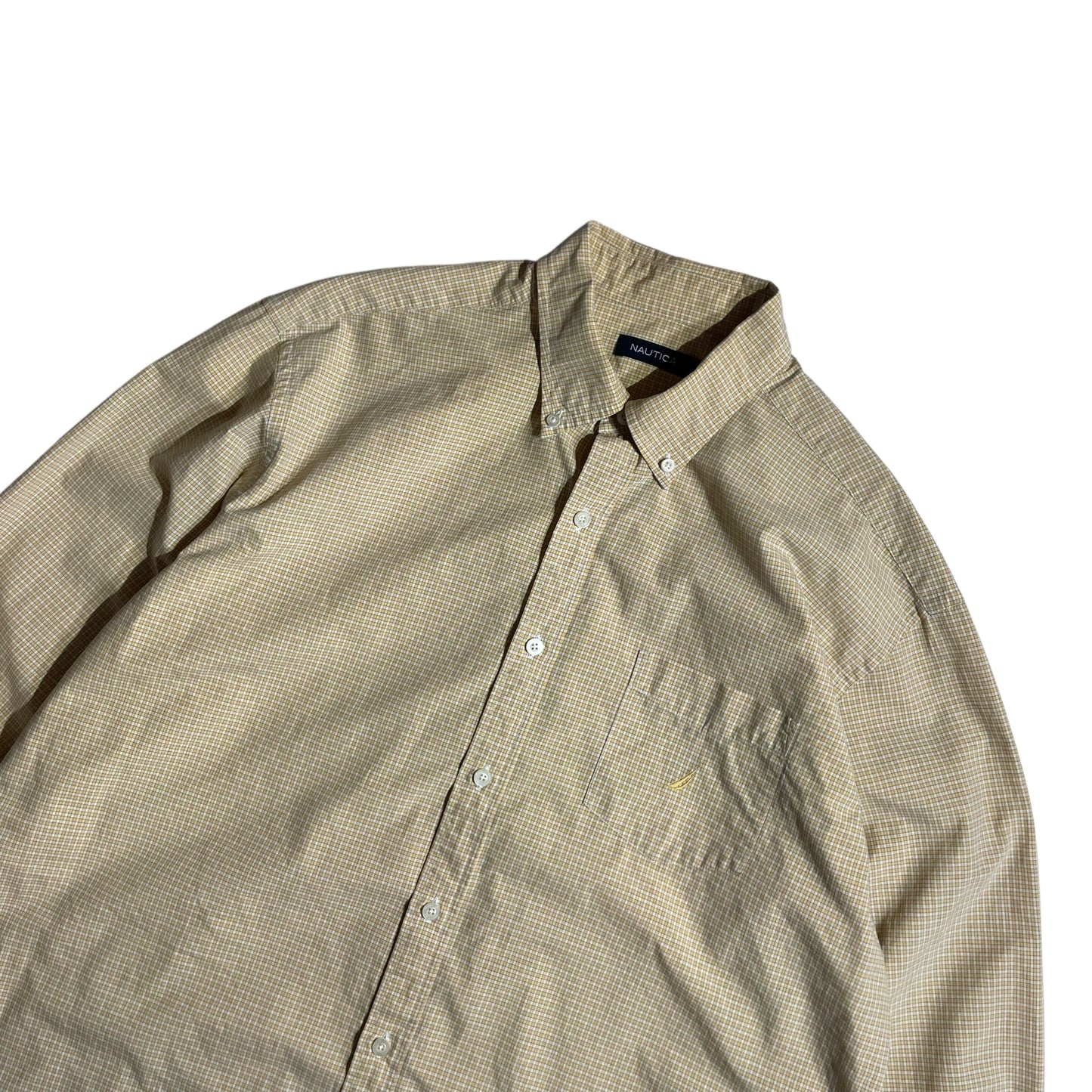 【USED】Nautica L/SL Check BD Shirt