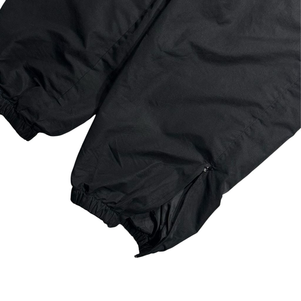 【USED】00s Perry Ellis America Active Nylon Tech Pants Black XL / ペリーエリスアメリカ ナイロンテックパンツ ブラック 裾ジップ 裏地付き イージーパンツ オールド ストリート 古着