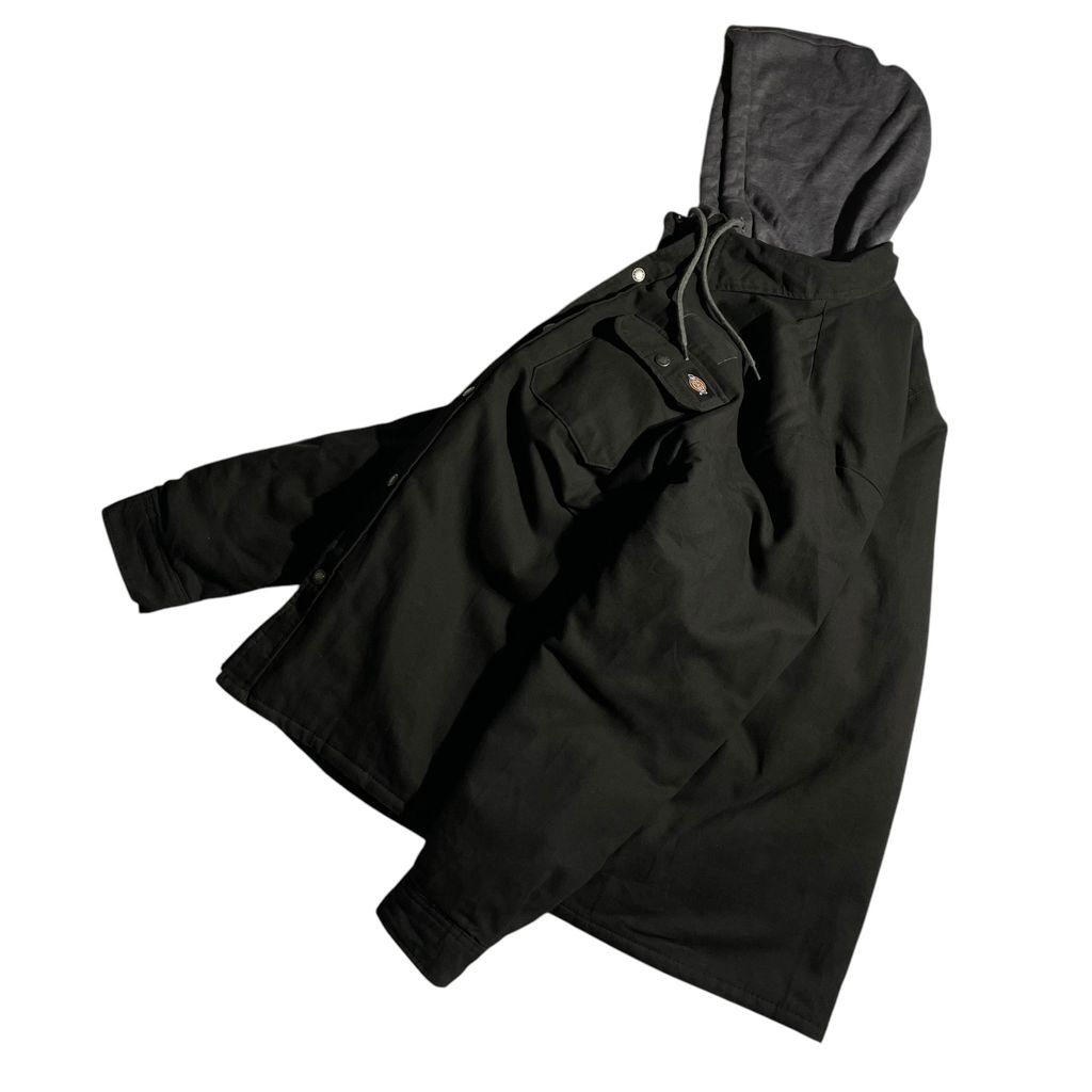 【USED】Dickies Hooded Shirt Jacket