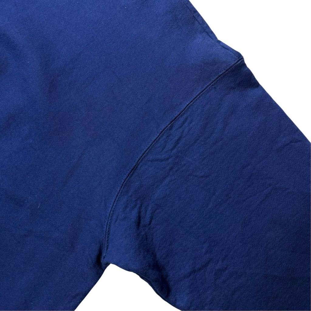 【USED】MUNSINGWEAR SUPER COTTON Plain Sweat Navy L 90s USA製 / マンシングウェア スーパーコットン 無地 クルーネック スウェット ネイビー 紺 USA製 Lサイズ 古着
