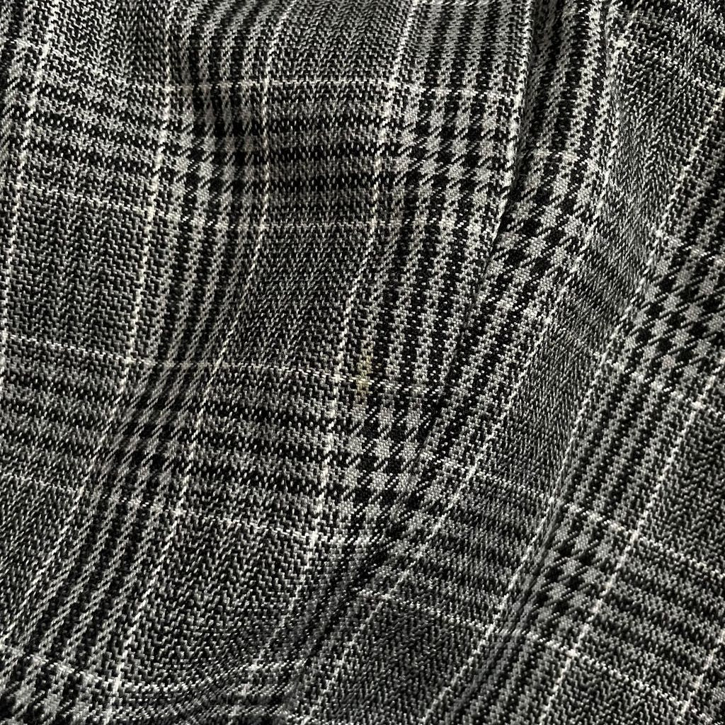 【USED】Stacy Adams Glen Check 1Tuck Rayon Pants