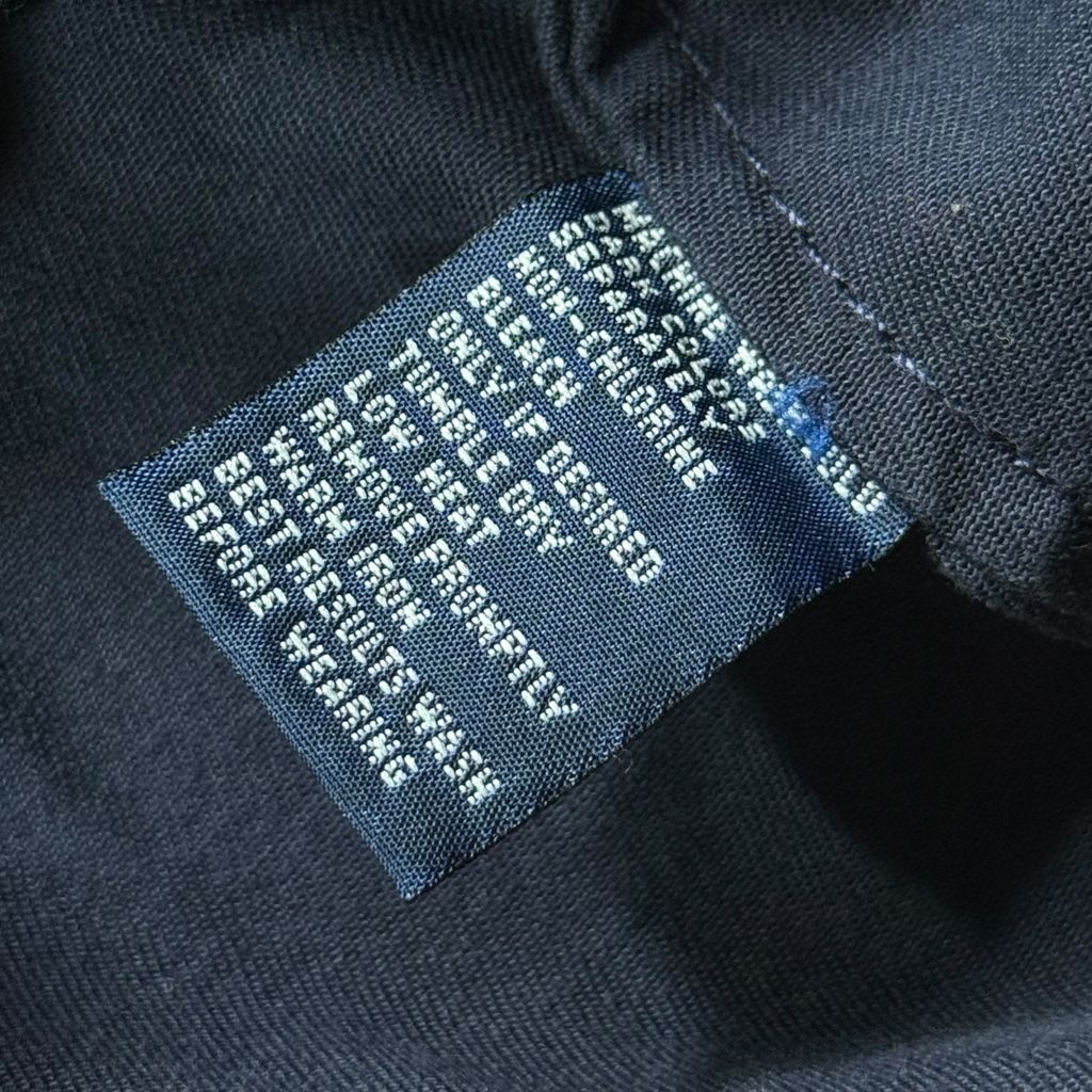 【USED】90s CHAPS RALPH LAUREN Swing Top Jacket Navy L / チャップス ラルフローレン スウィングトップ ドリズラージャケット ネイビー 濃紺 タータンチェック裏地 90年代 ヴィンテージ 古着