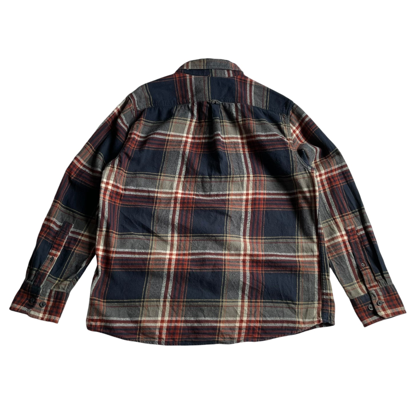 Eddie Bauer Cotton Check L/SL Flannel Shirt