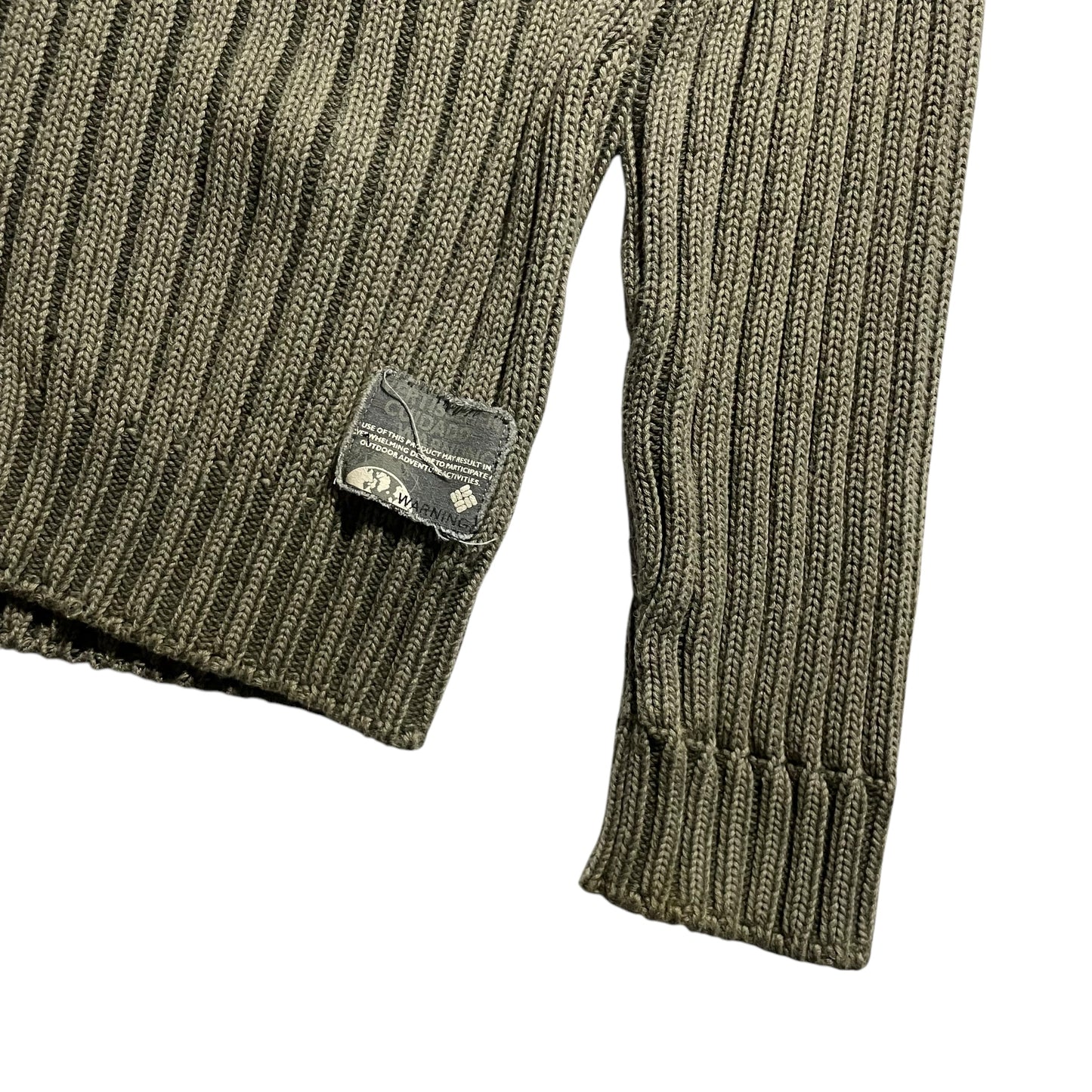 【USED】Columbia Full Zip Cotton Sweater