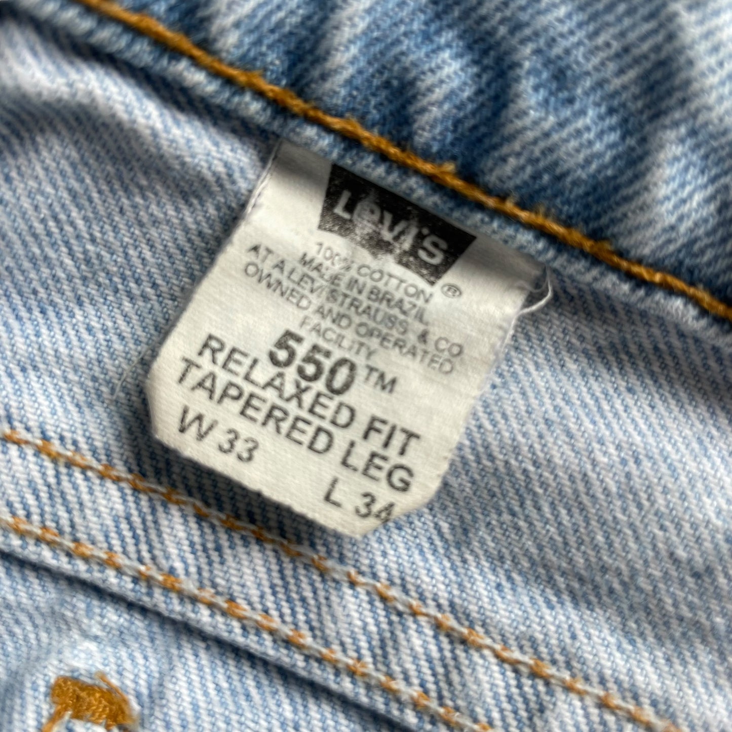 Levi's 550 Relaxed Fit Tapered Jeans