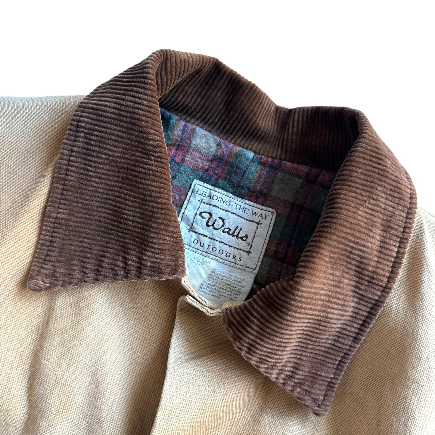 【USED】Walls Corduroy Collar Duck Jacket
