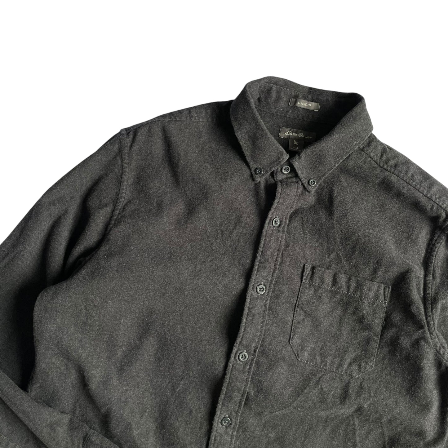 Eddie Bauer Classic Fit L/SL Cotton BD Shirt