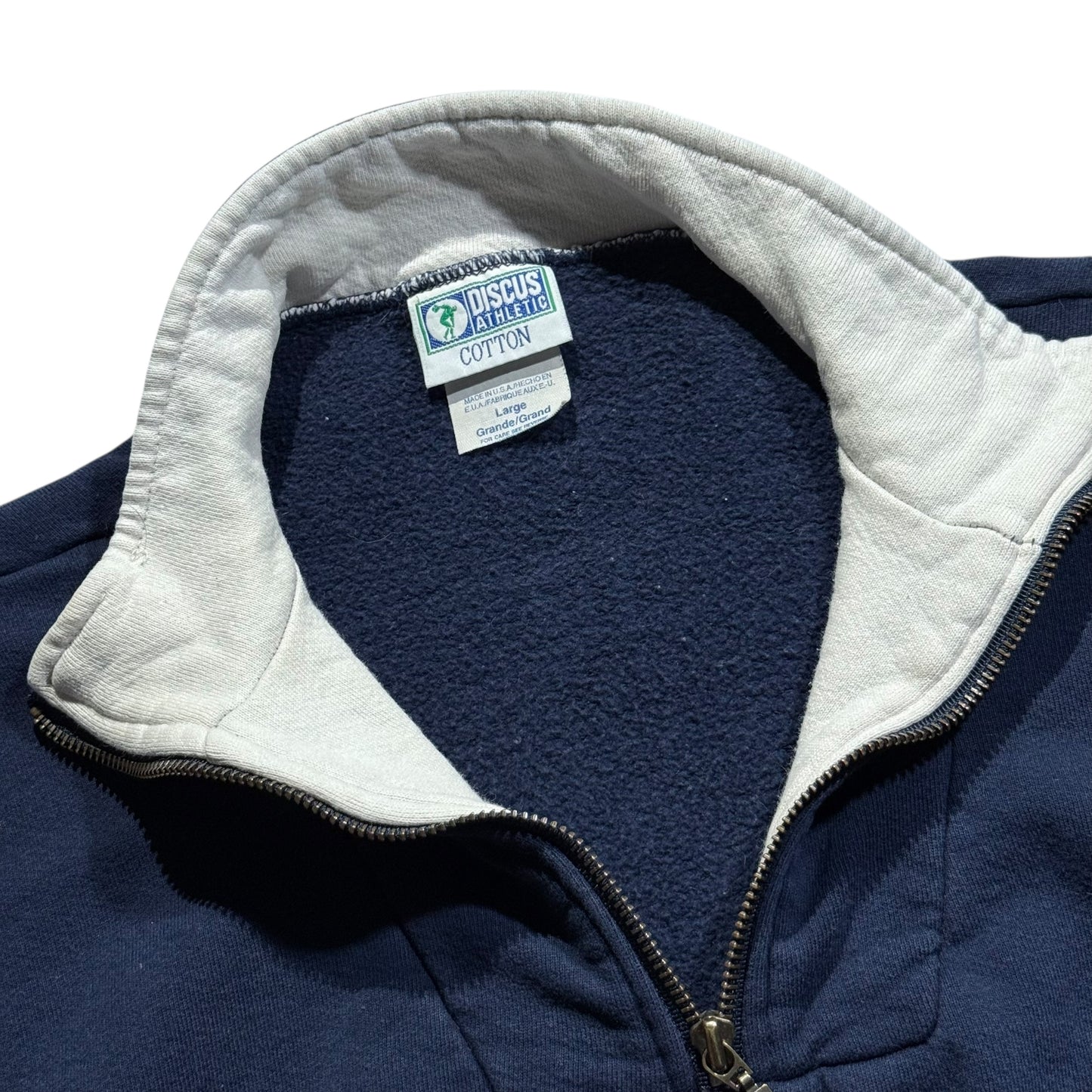 【USED】Discus Athletic Half Zip Sweat Made in USA