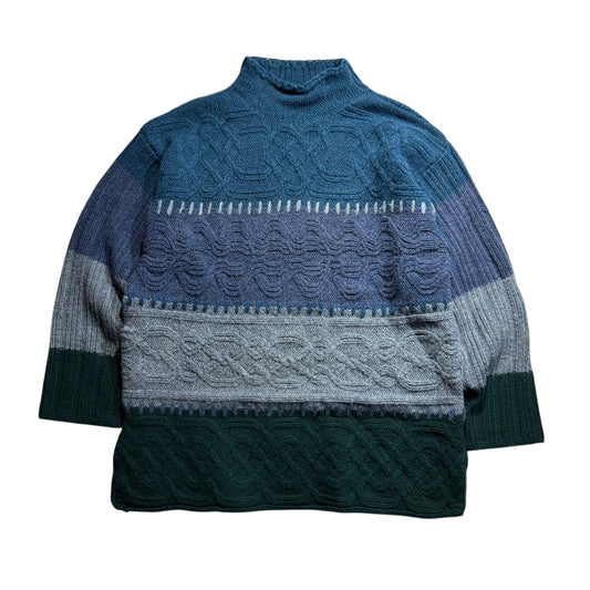 【USED】Lizwear Mocneck Wool Sweater