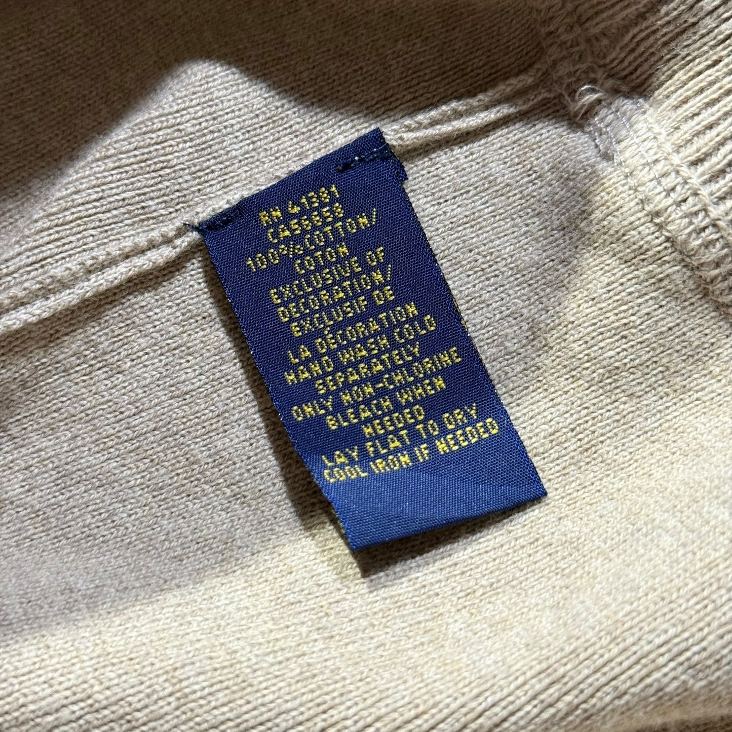 【USED】Polo Ralph Lauren Cotton Crewneck Sweat