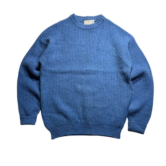 【USED】Pitrochry Crewneck  Wool Sweater Made in Scotland