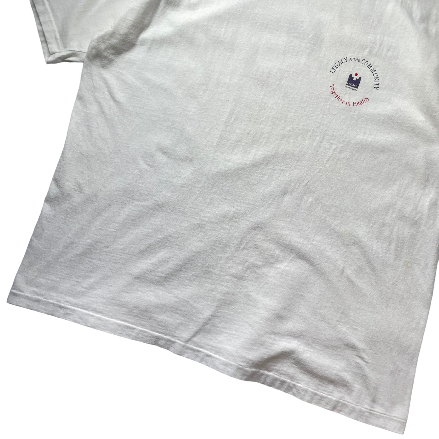 90s Hanes Beefy "Legacy&The Community " S/SL Tee Made in USA