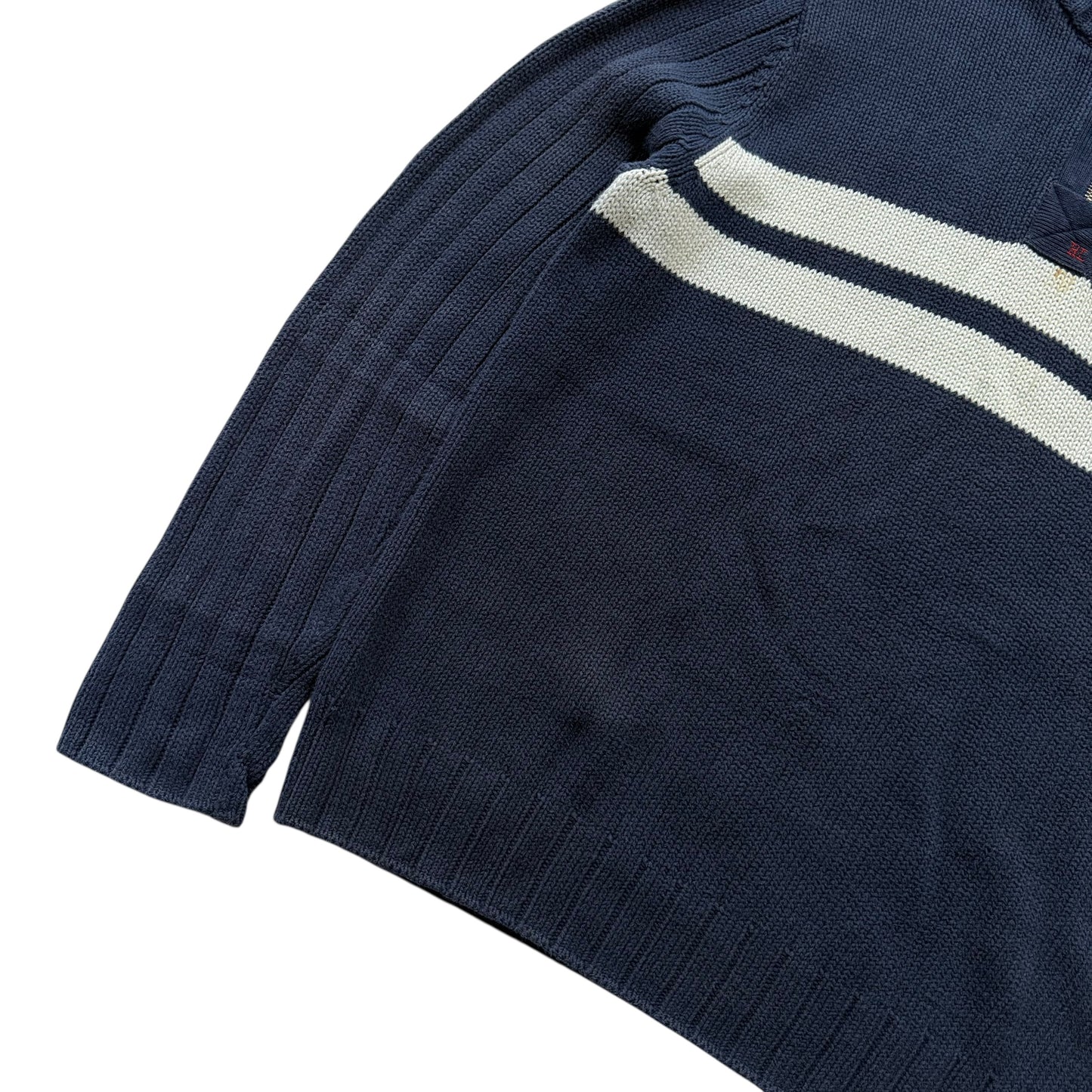 【USED】Polo Jeans Half Zip Cotton Sweater