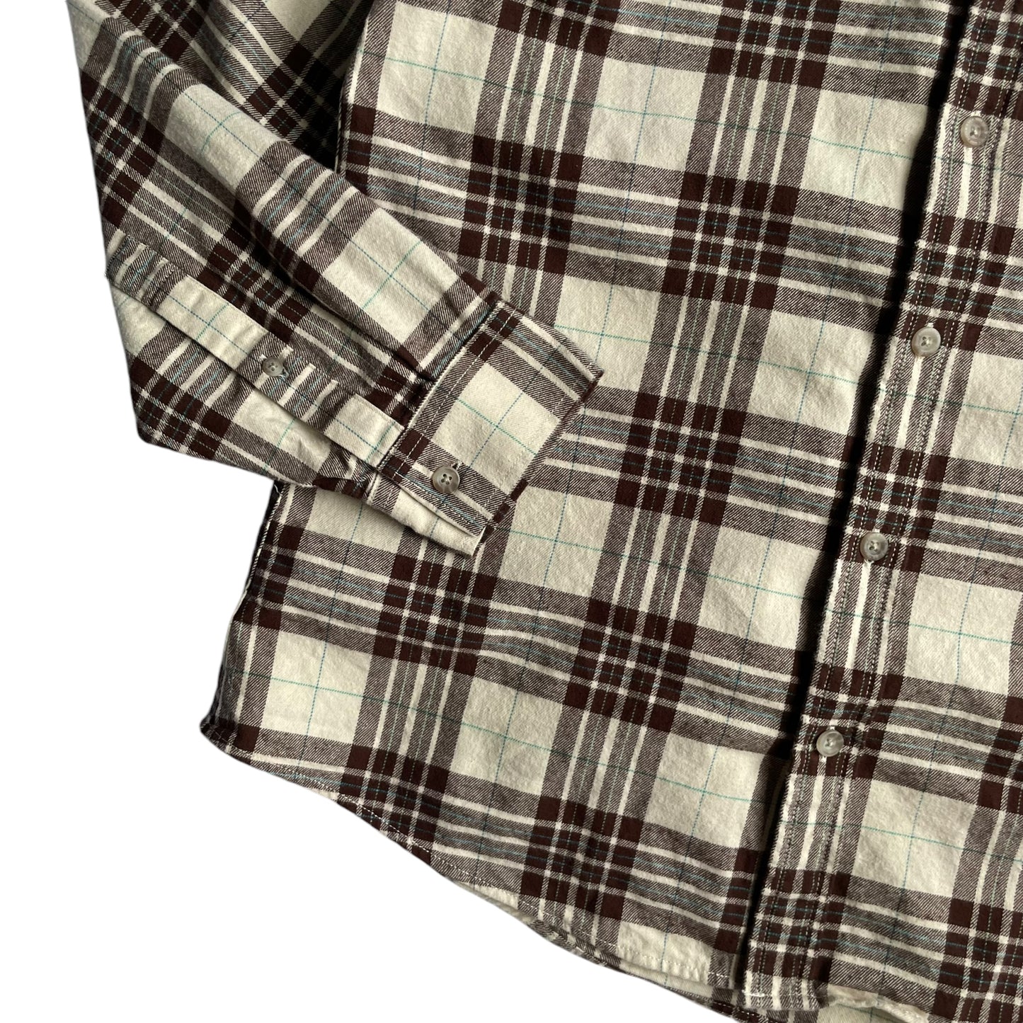 Eddie Bauer Check L/SL Cotton BD Shirt