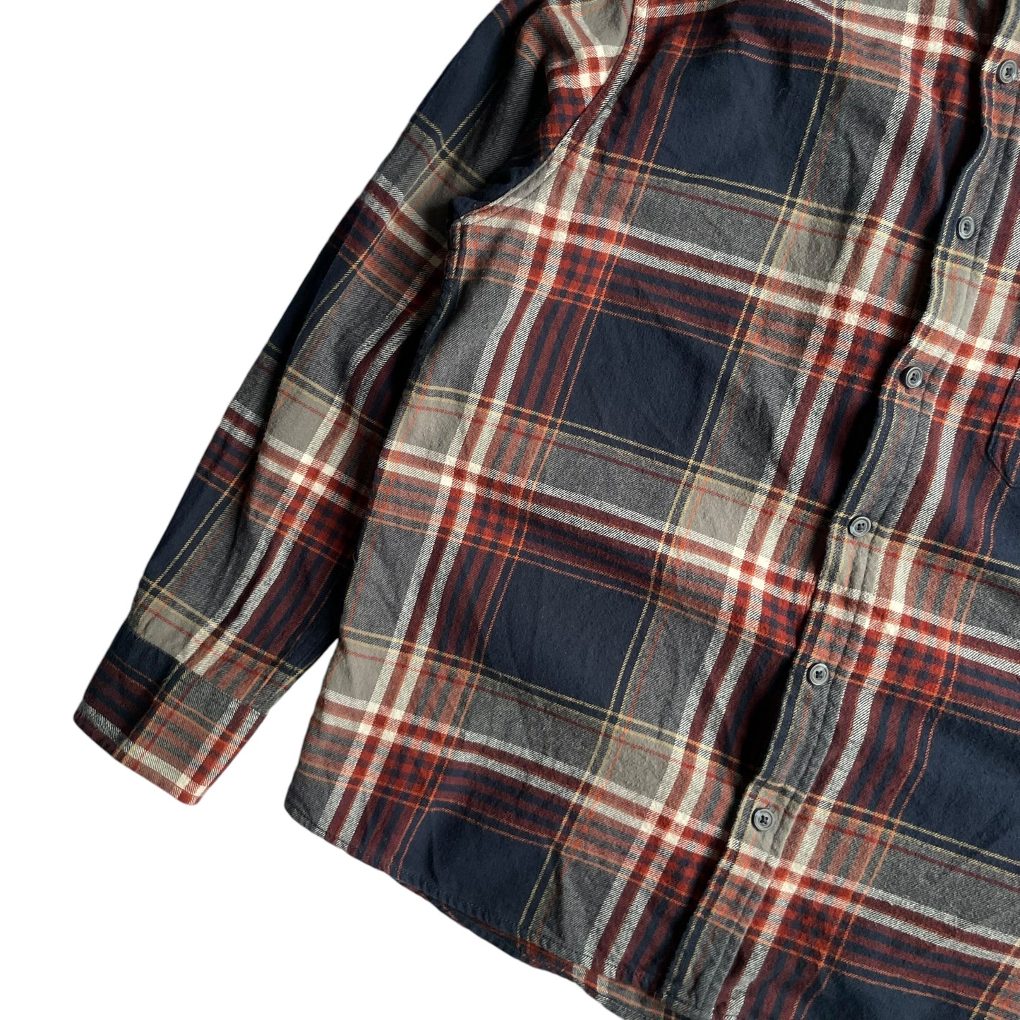 Eddie Bauer Cotton Check L/SL Flannel Shirt