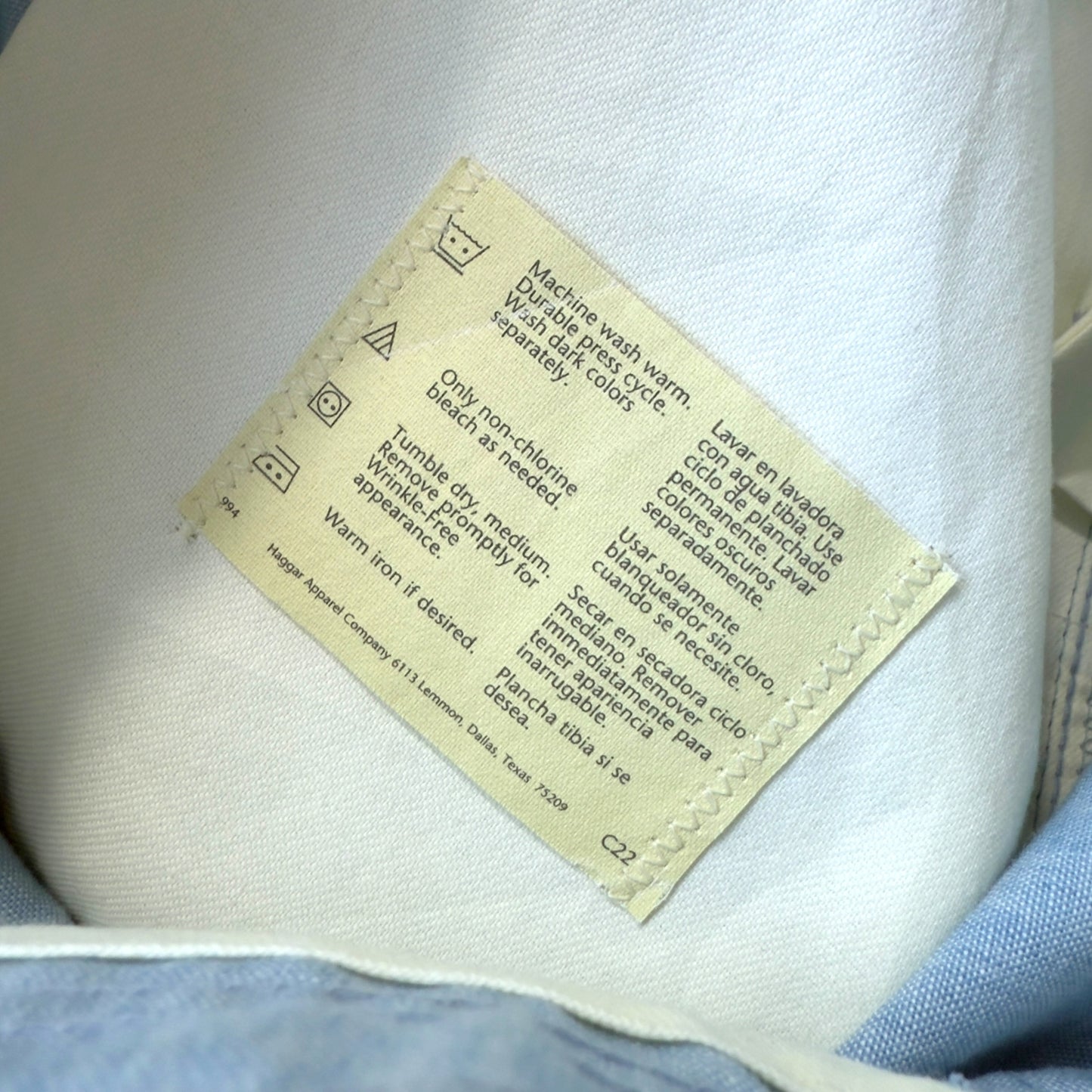 【USED】Haggar 2tuck Slacks Made in USA