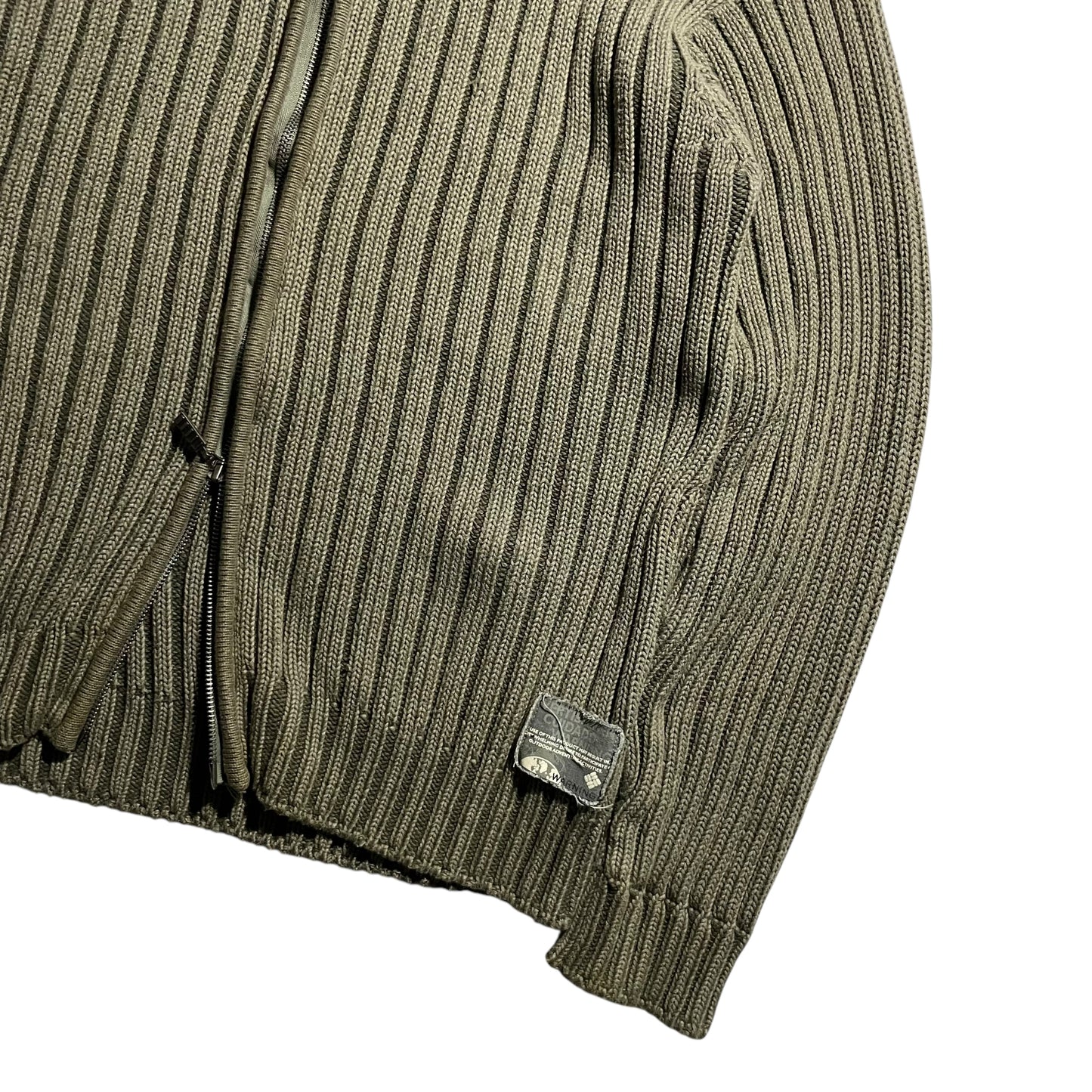 【USED】Columbia Full Zip Cotton Sweater