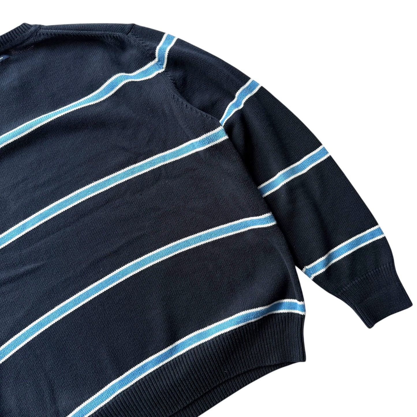 【USED】Nautica Stripe Cotton Sweater