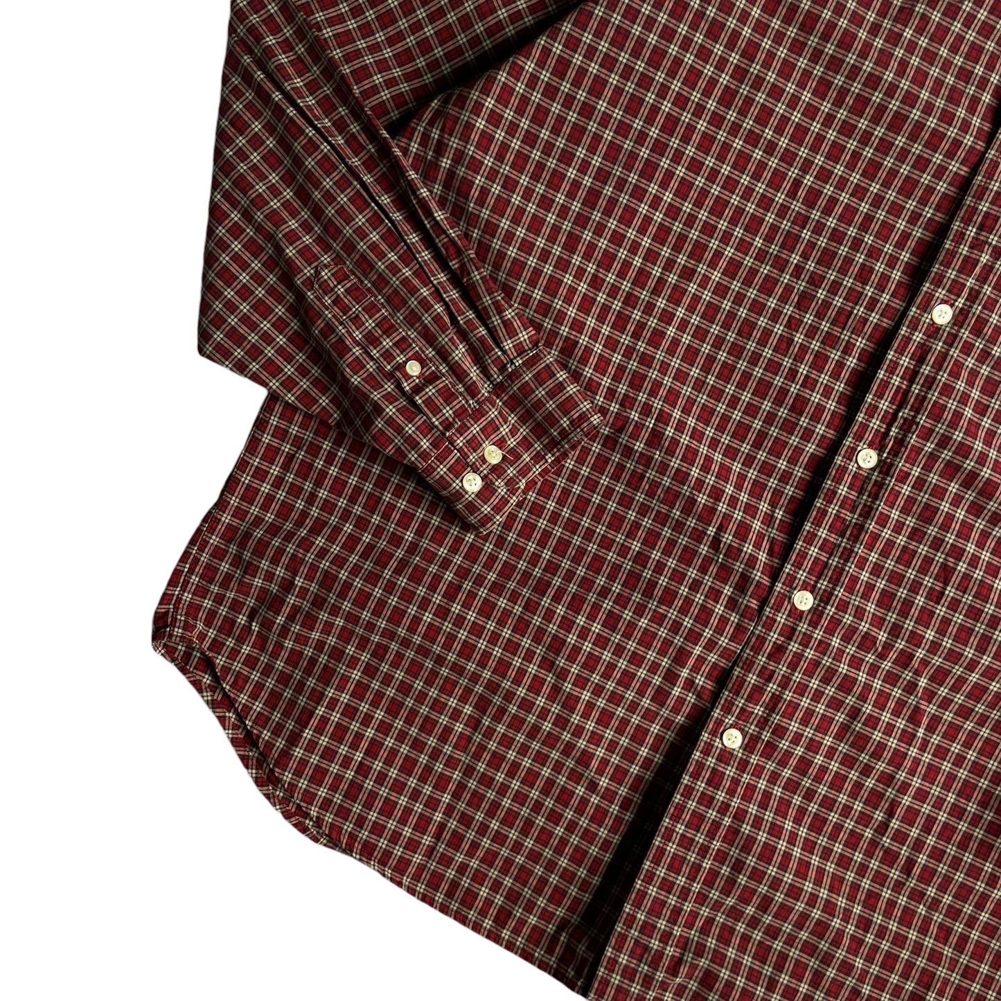 Eddie Bauer Check L/SL Cotton BD Shirt