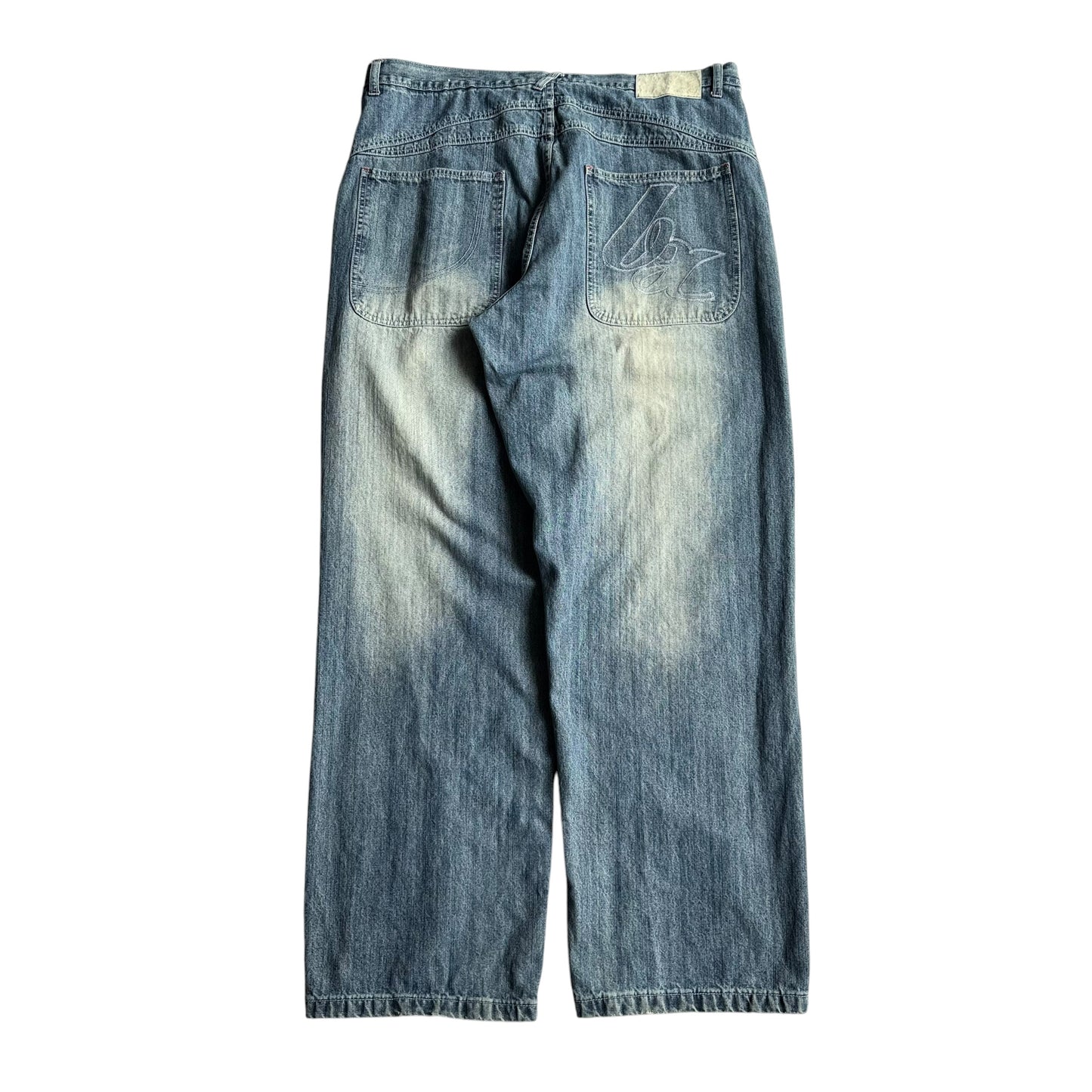 【USED】BROOKLYN EXPRESS WASHED BAGGY JEANS