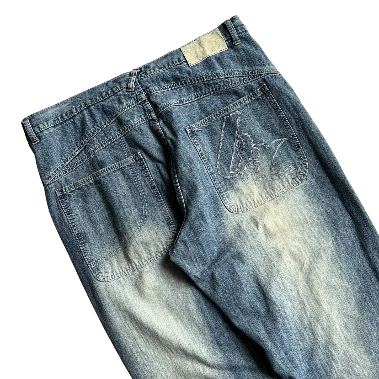 【USED】BROOKLYN EXPRESS WASHED BAGGY JEANS