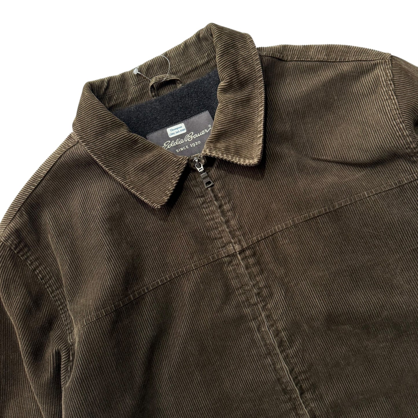 【USED】Eddie Bauer Full Zip Corduroy Jacket