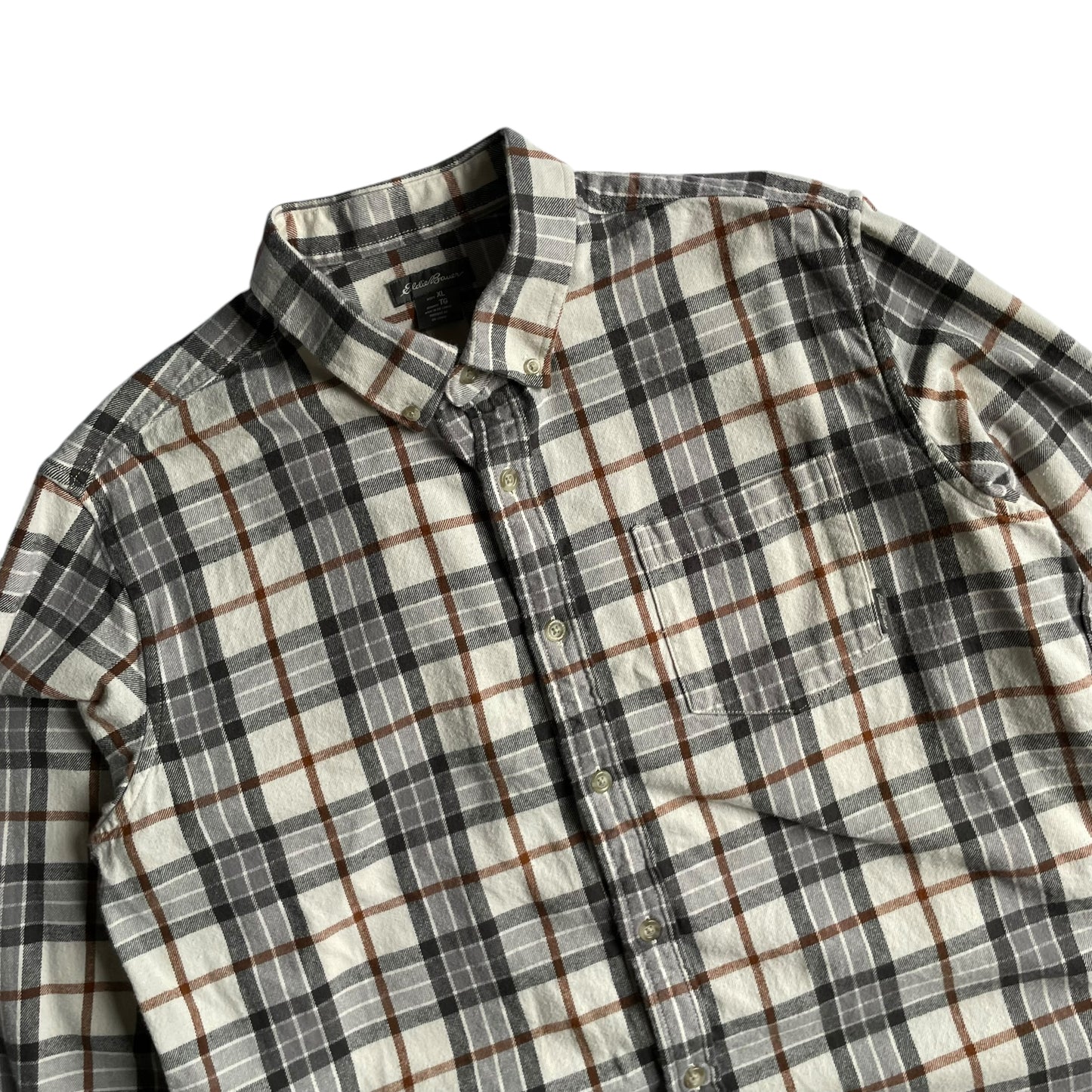 Eddie Bauer Cotton Check L/SL BD Shirt