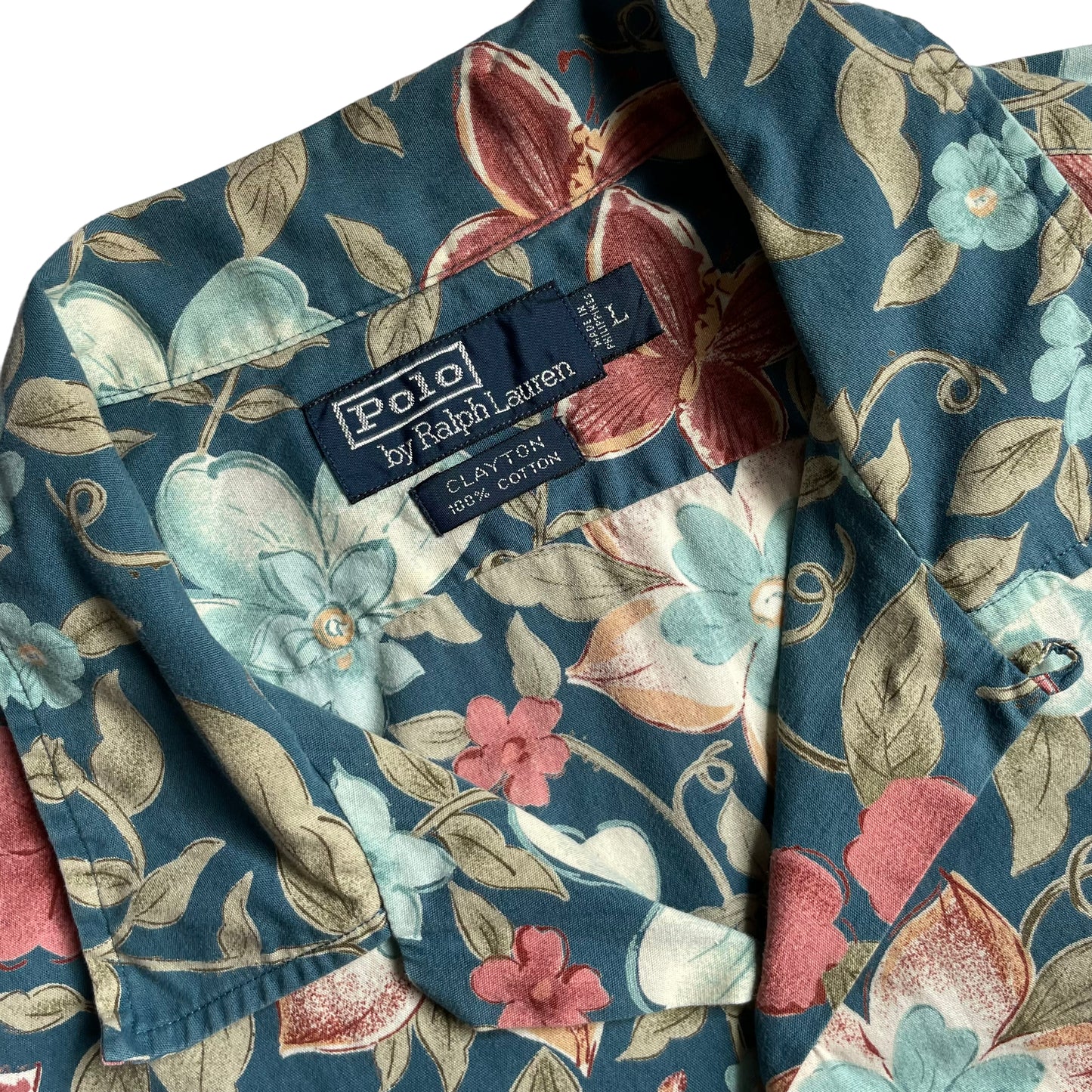 Polo by Ralph Lauren Open Collar Shirt "Clayton”