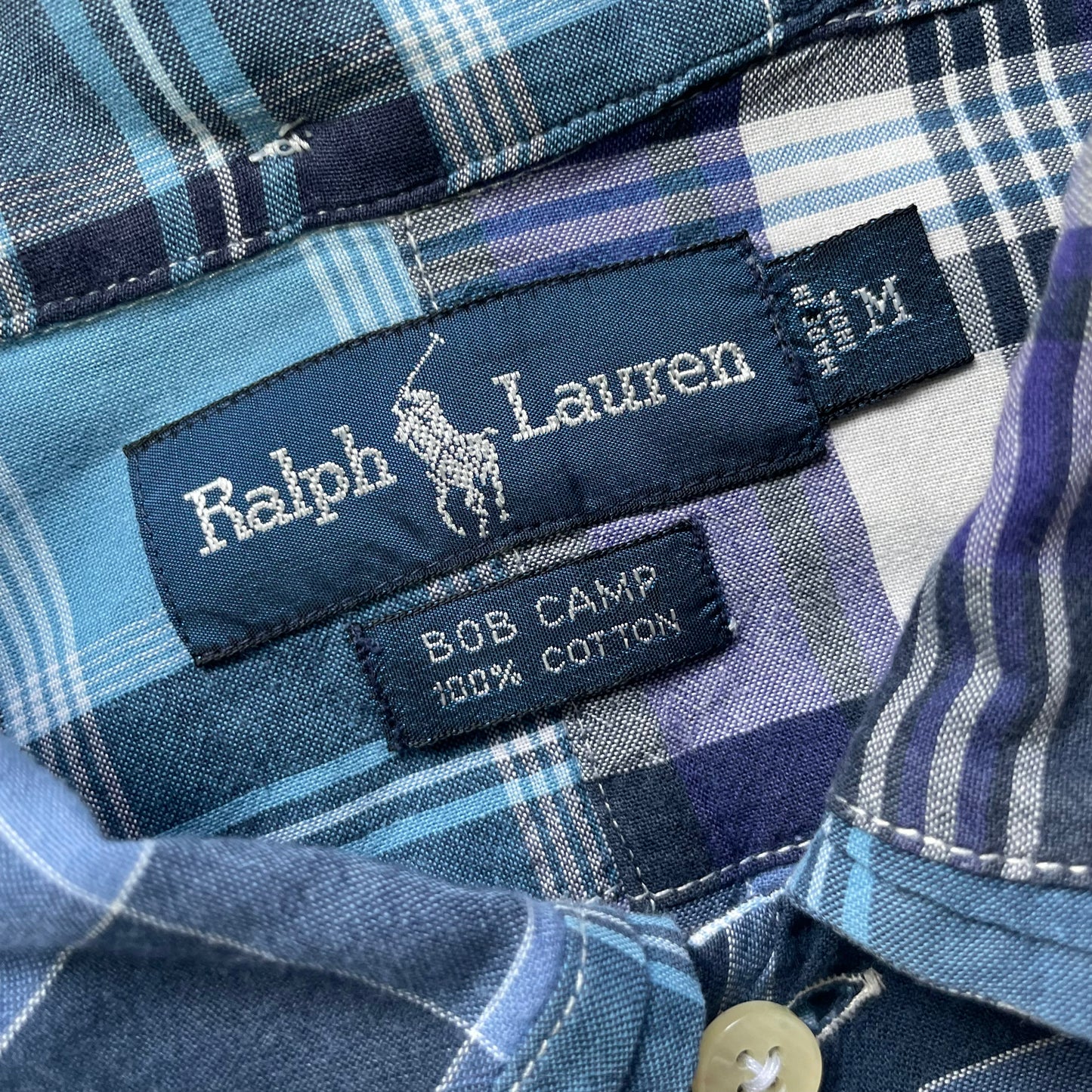 Ralph Lauren Patchwork BD Check Shirt "BOB CAMP"