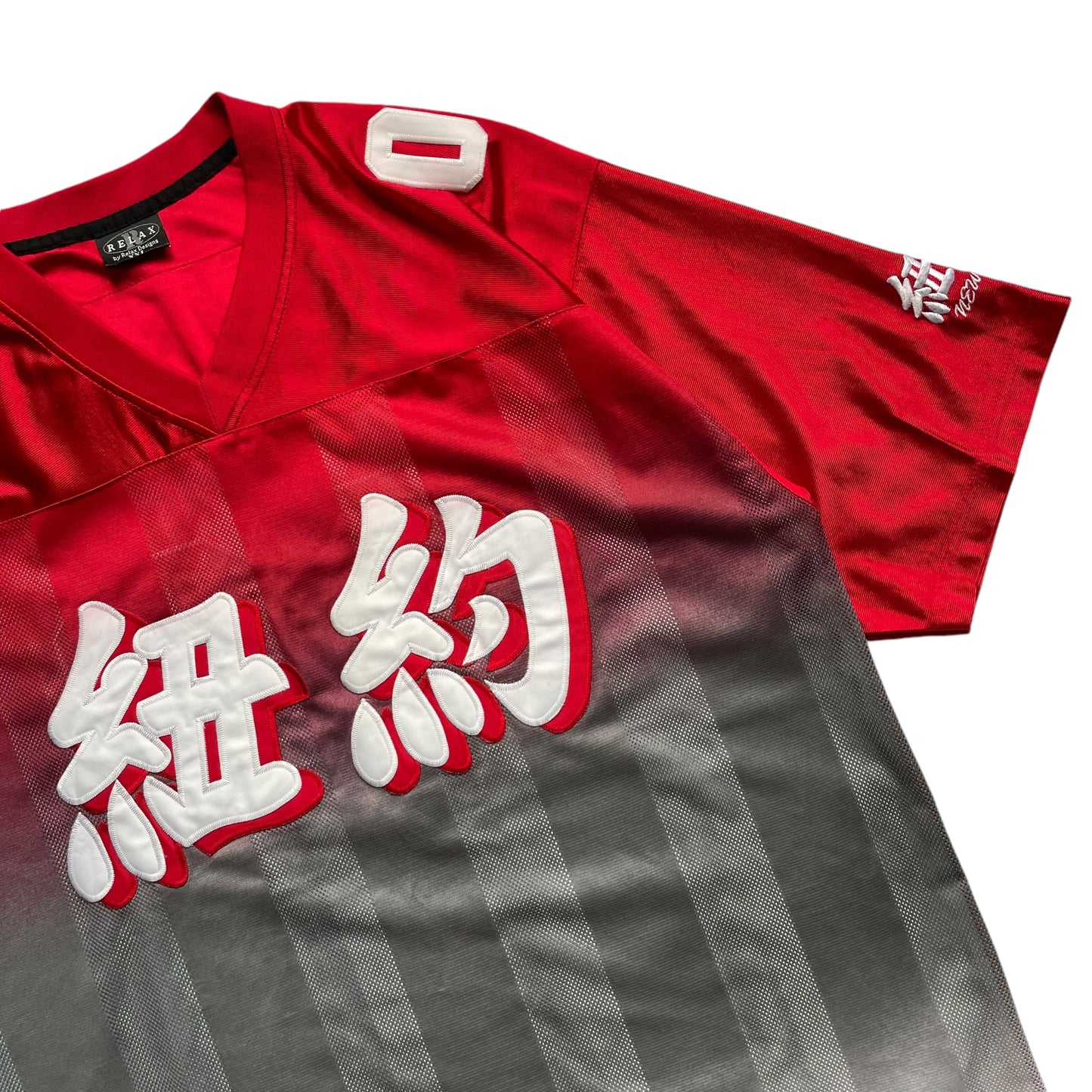 Relax by Relax Designs "New York" Kanji Logo Football Jersey XXL