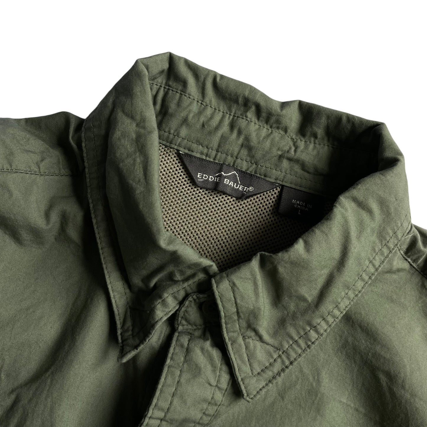 Eddie Bauer RS&M Consultants Logo L/SL Fishing Shirt