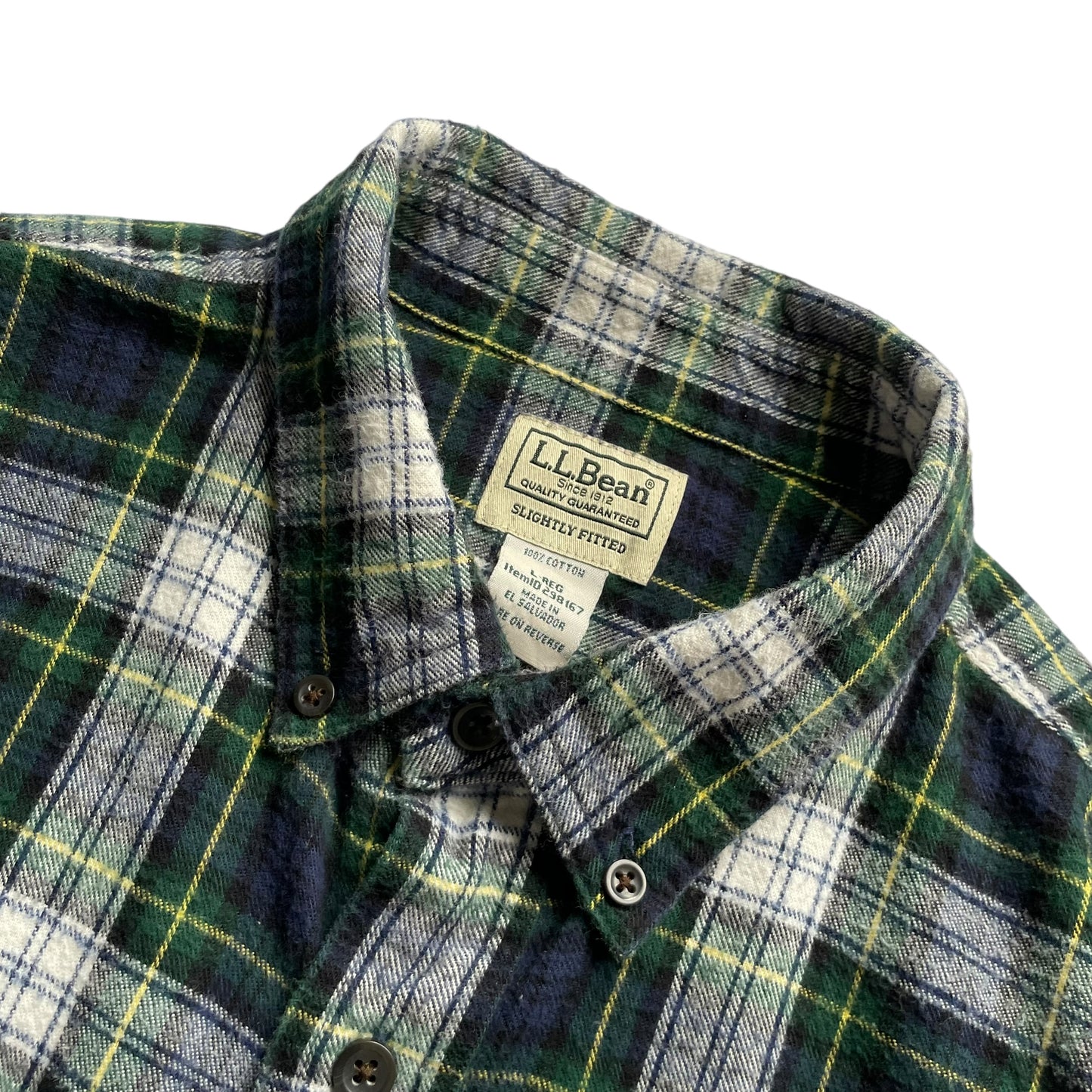 L.L. Bean L/SL Cotton Check BD Shirt