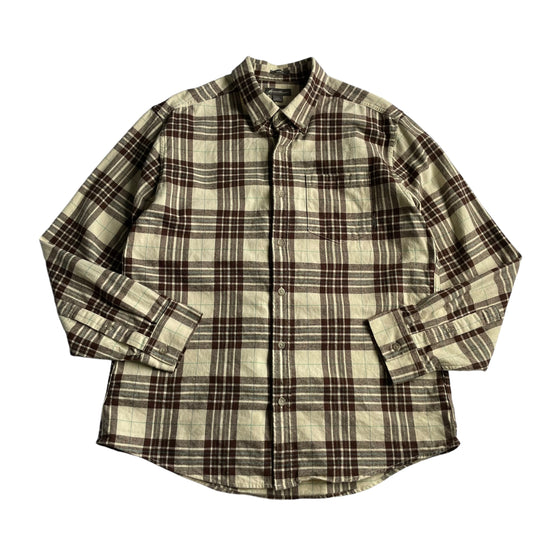 Eddie Bauer Check L/SL Cotton BD Shirt