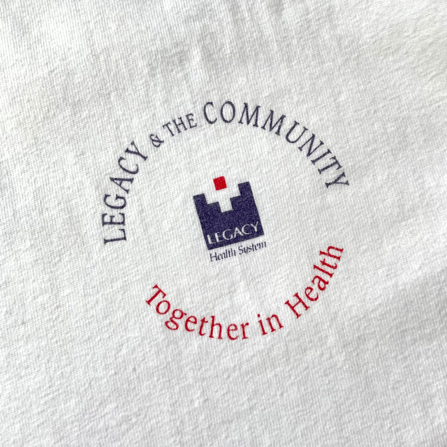 90s Hanes Beefy "Legacy&The Community " S/SL Tee Made in USA